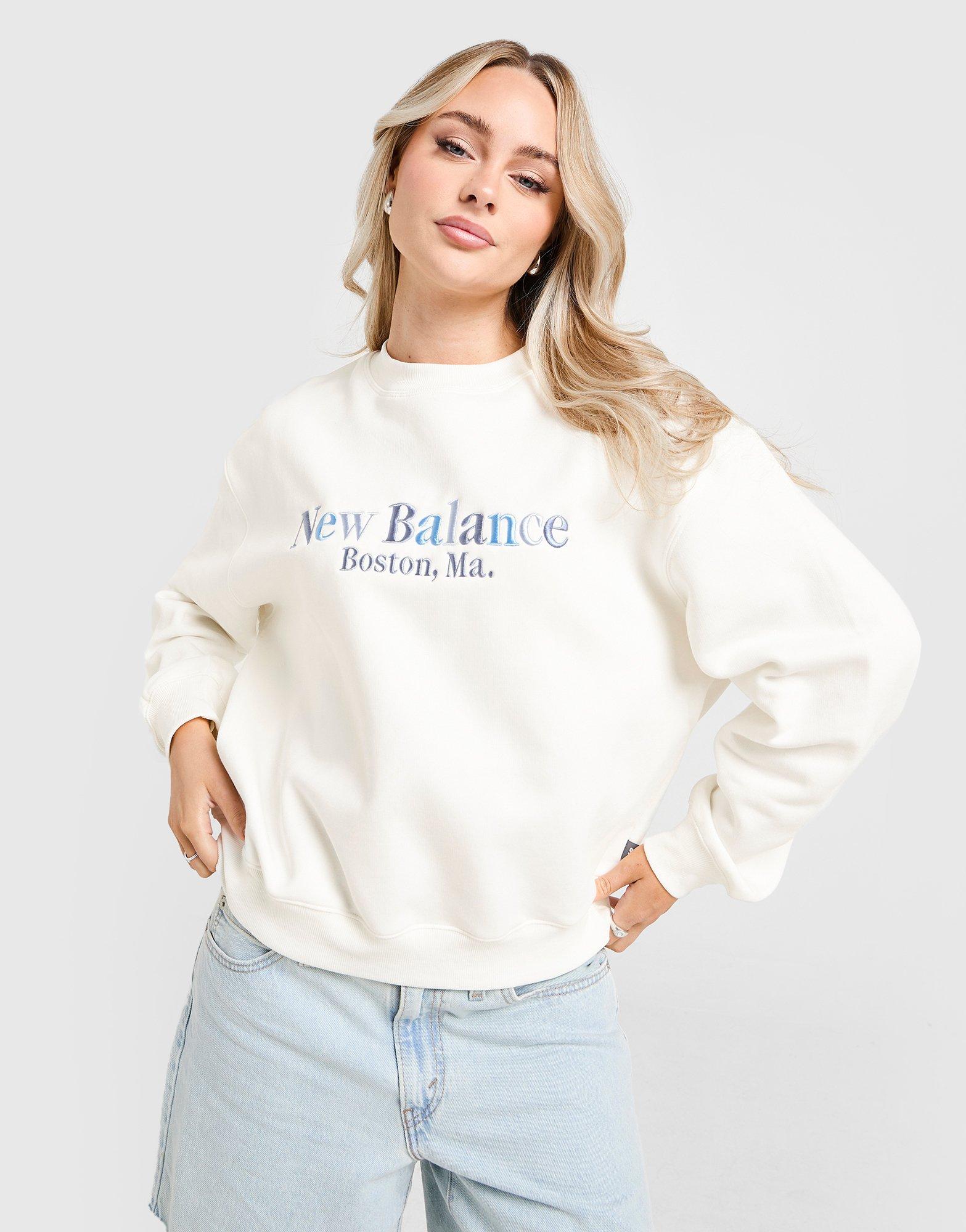 White New Balance Tones Crew Sweatshirt - JD Sports Global