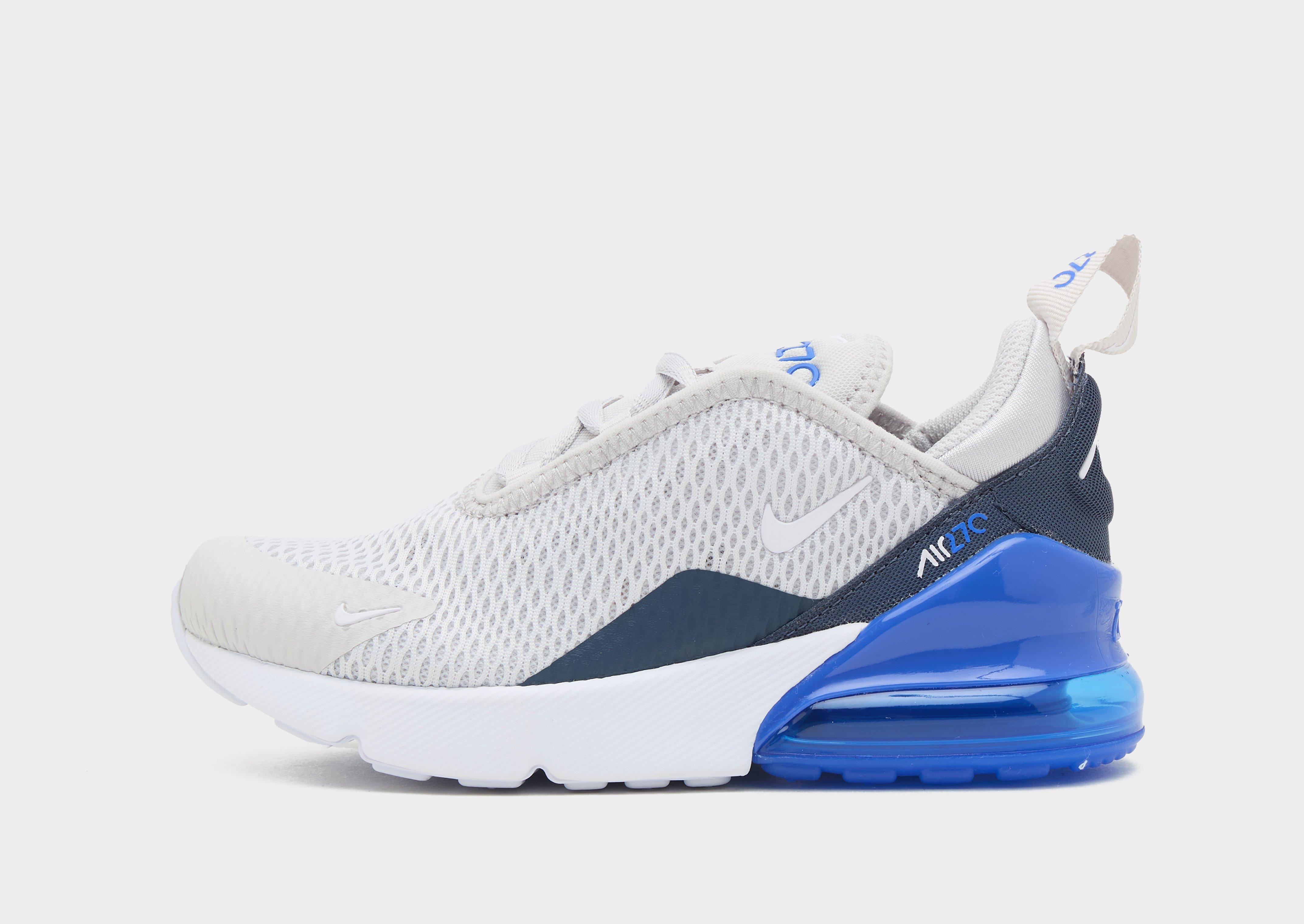 Sneakers 270 Junior Blue And White Nike Air Max 270 Children JD