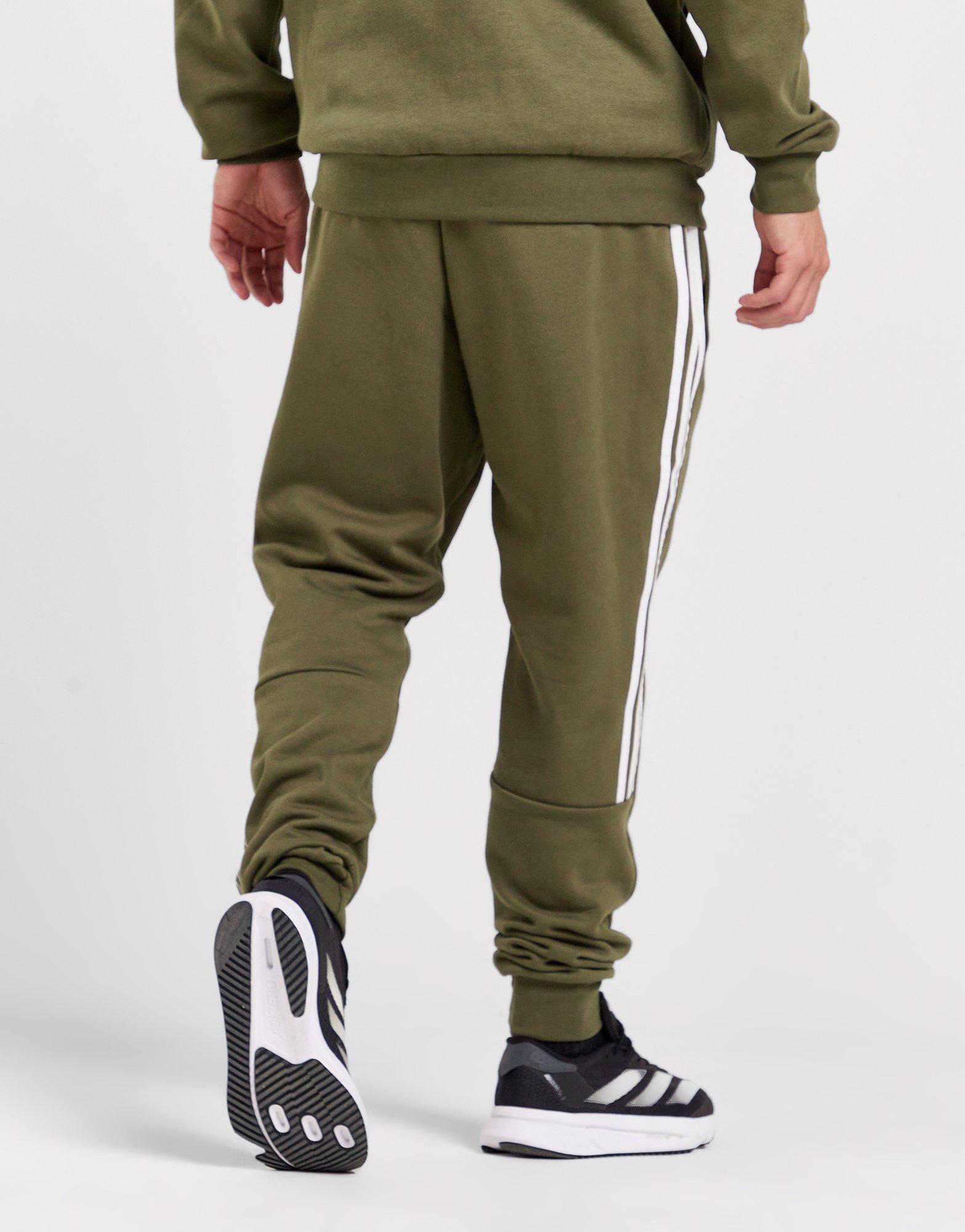 Adidas khaki joggers hotsell