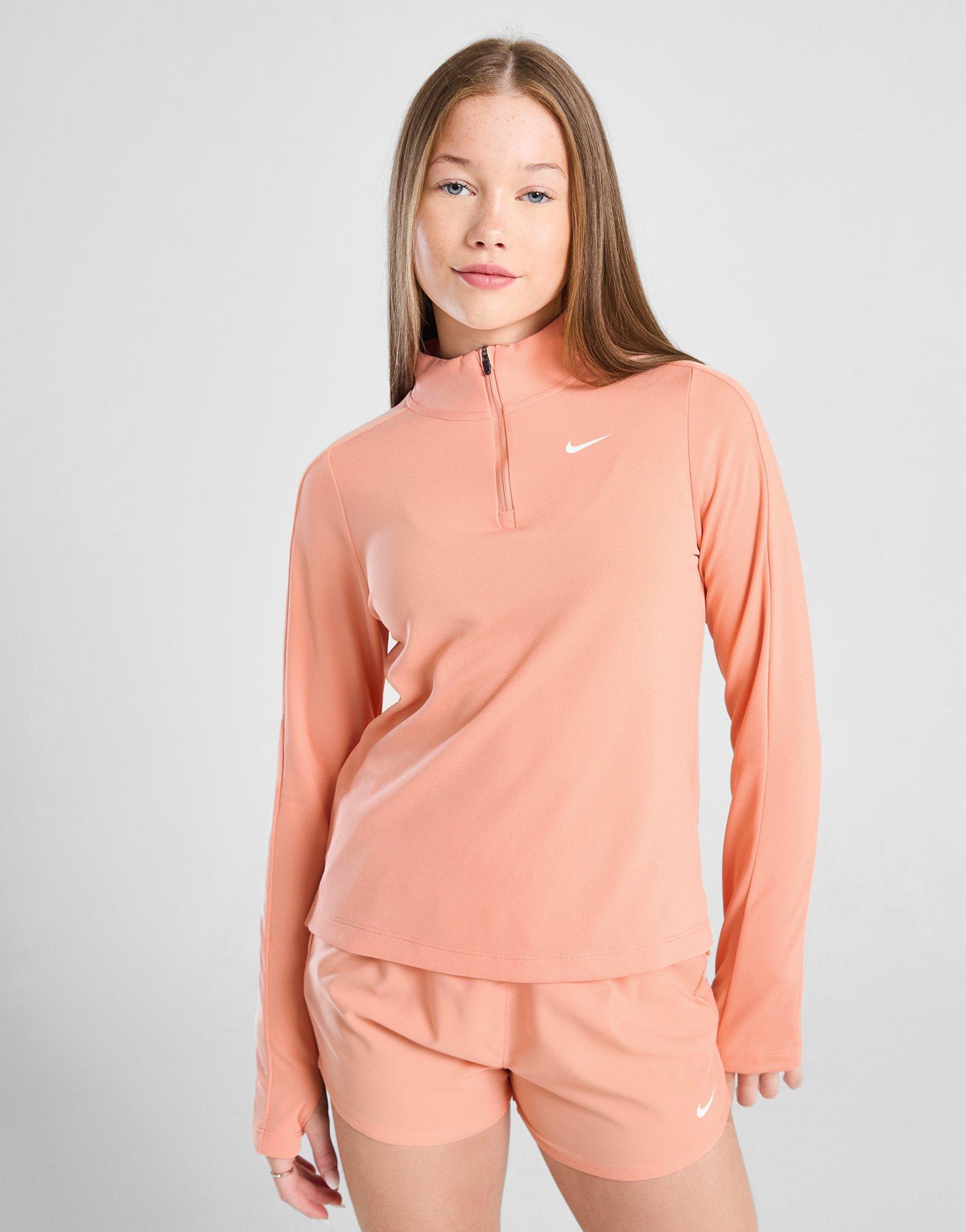 Nike Girls' Fitness Long Sleeve 1/2 Zip Top Junior