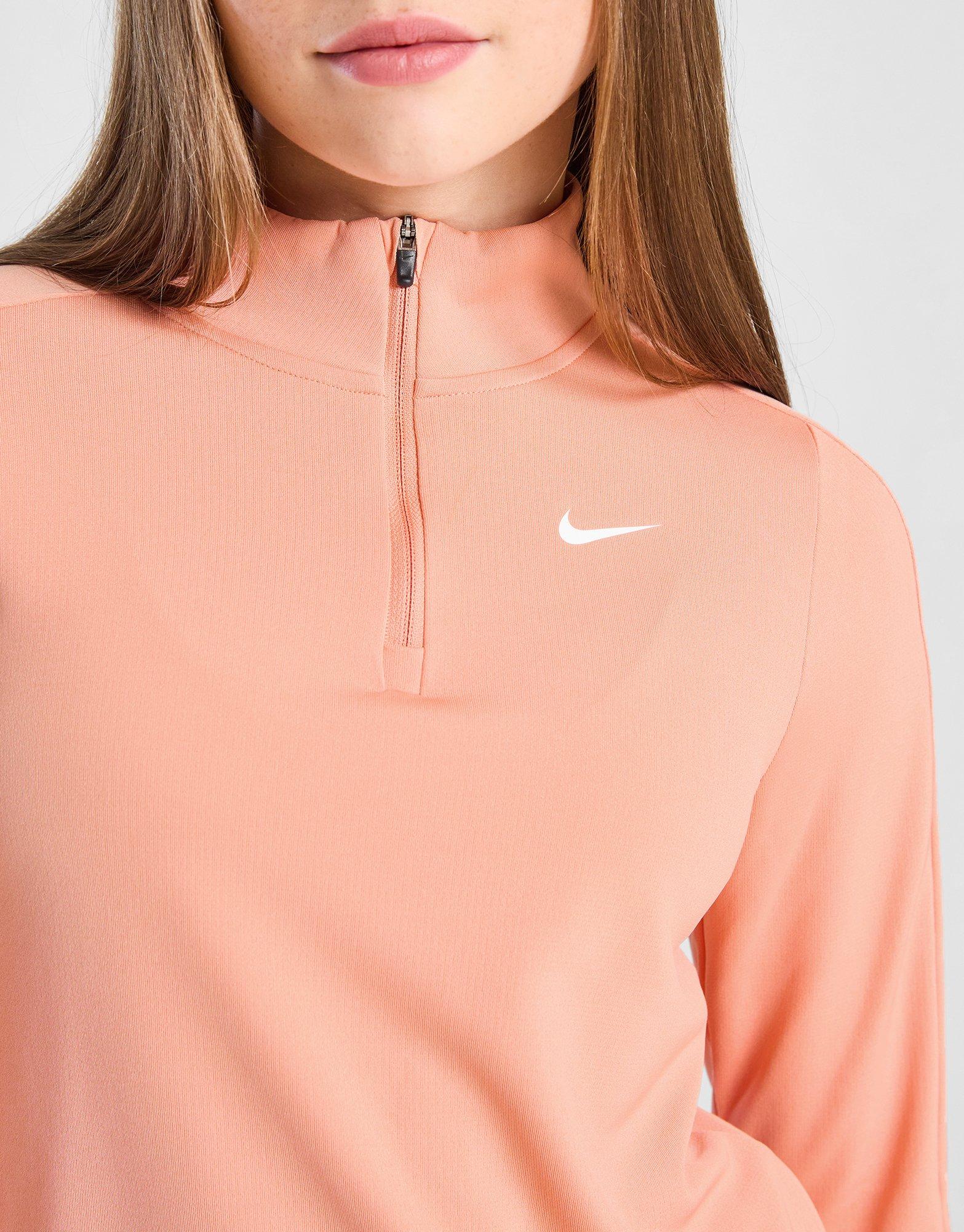Nike Girls' Fitness Long Sleeve 1/2 Zip Top Junior