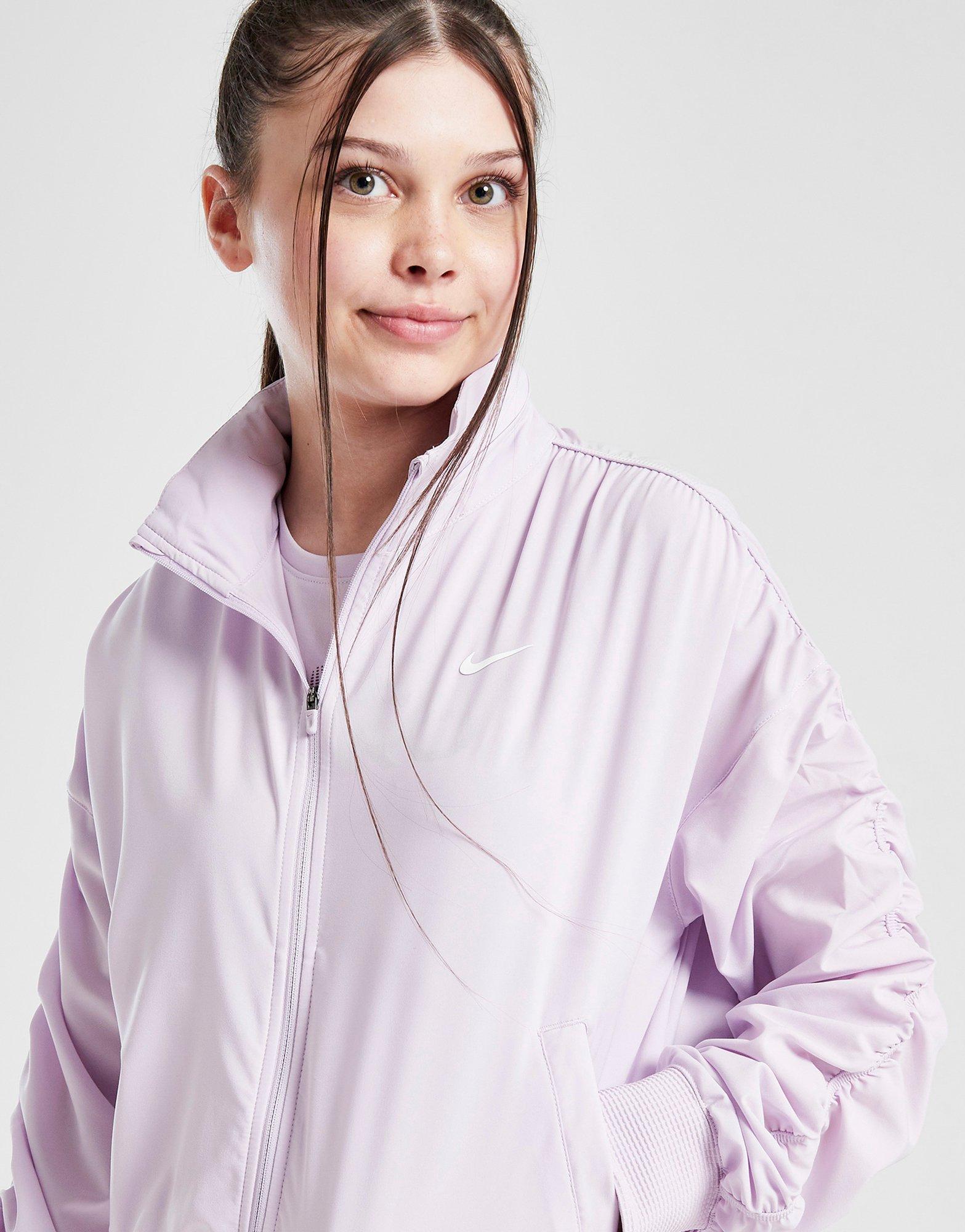 Nike Girls' Fitness Dri-fit Lightweight Jacket Junior