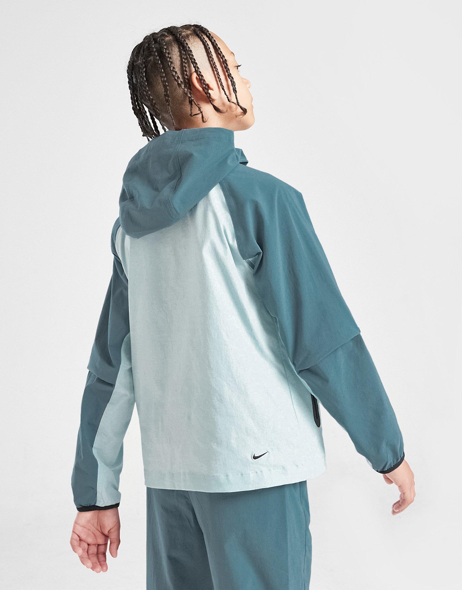 Nike Tech Woven Full Zip Colour Block Jacket Junior