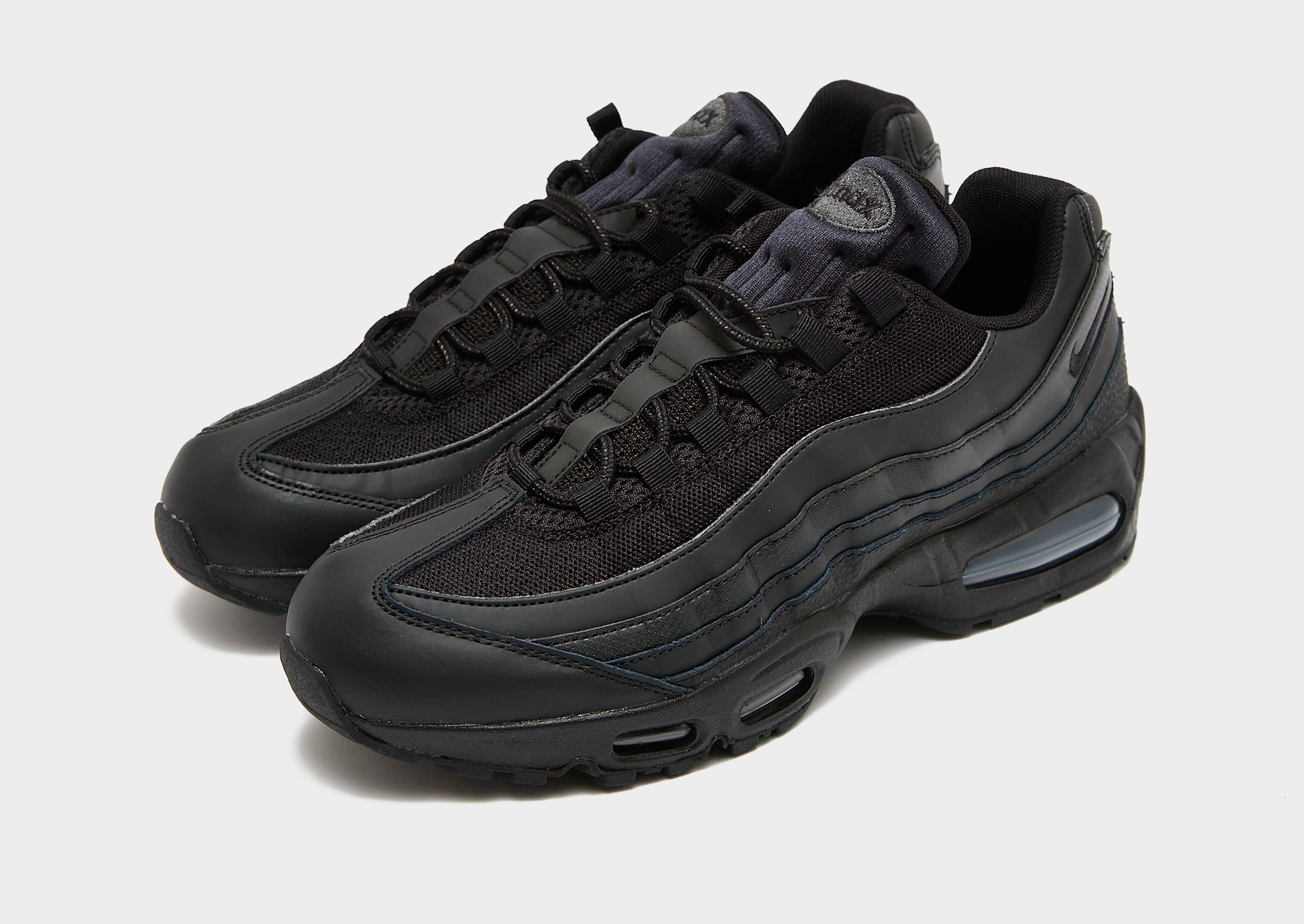 美品 NIKE AIR MAX 95 ES \"ALL BLACK\" 27.5 Men's Nike Air Max 95 - BLACK/BLACK