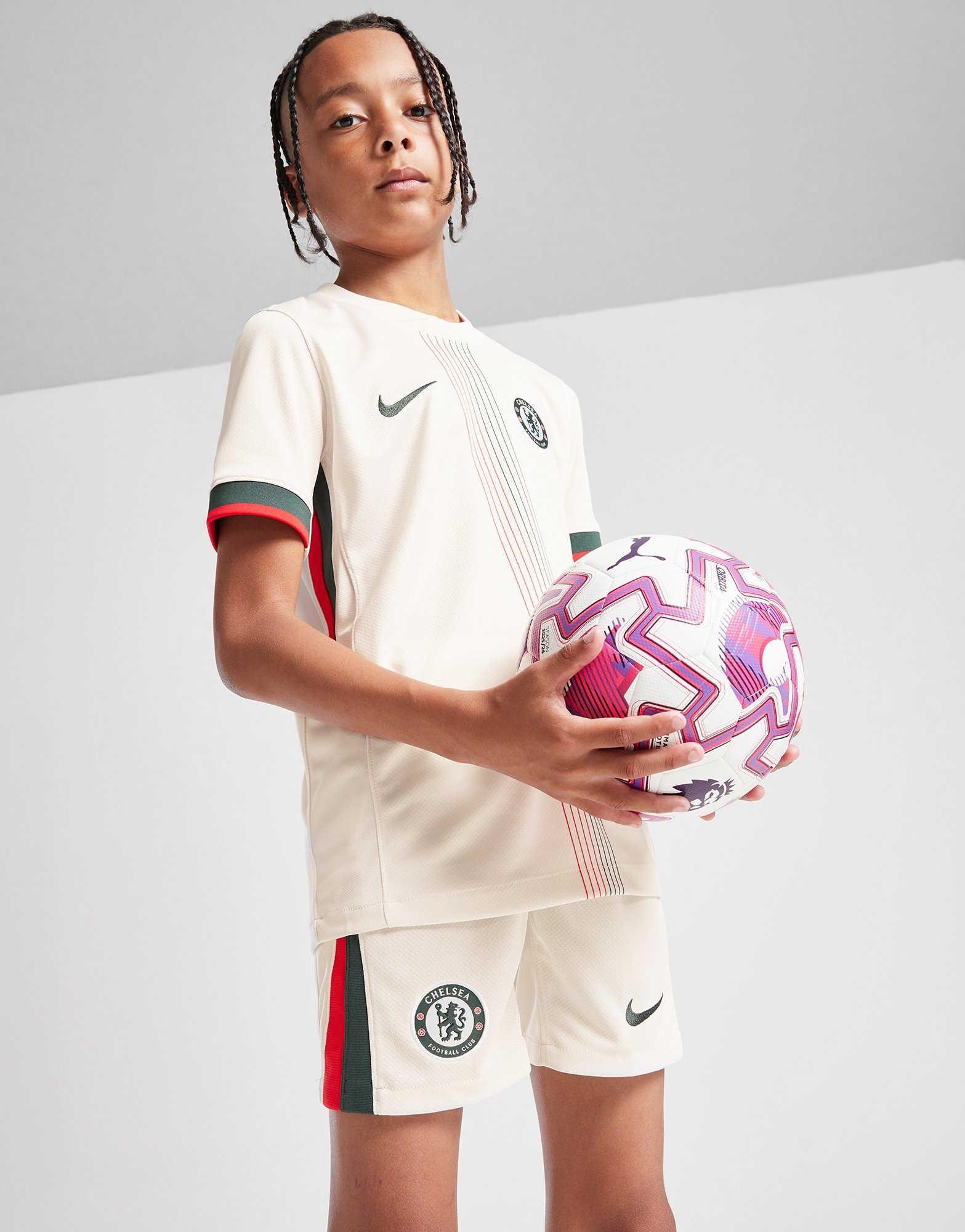 Green Nike Chelsea FC 2025/26 Away Shorts Junior JD Sports Global