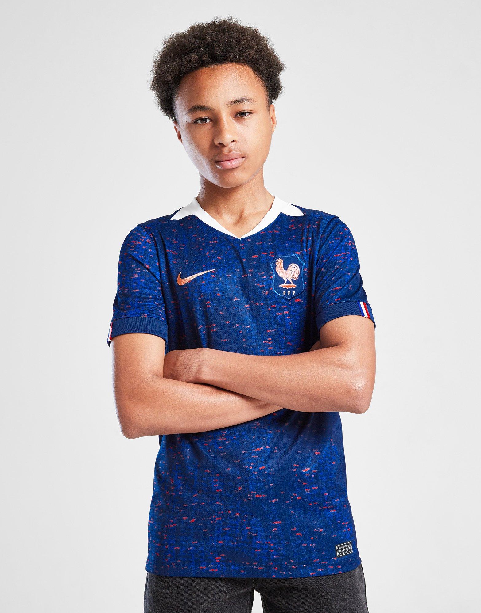 Nike Maillot de foot replica Dri-FIT FFF 2025 Stadium Domicile Junior
