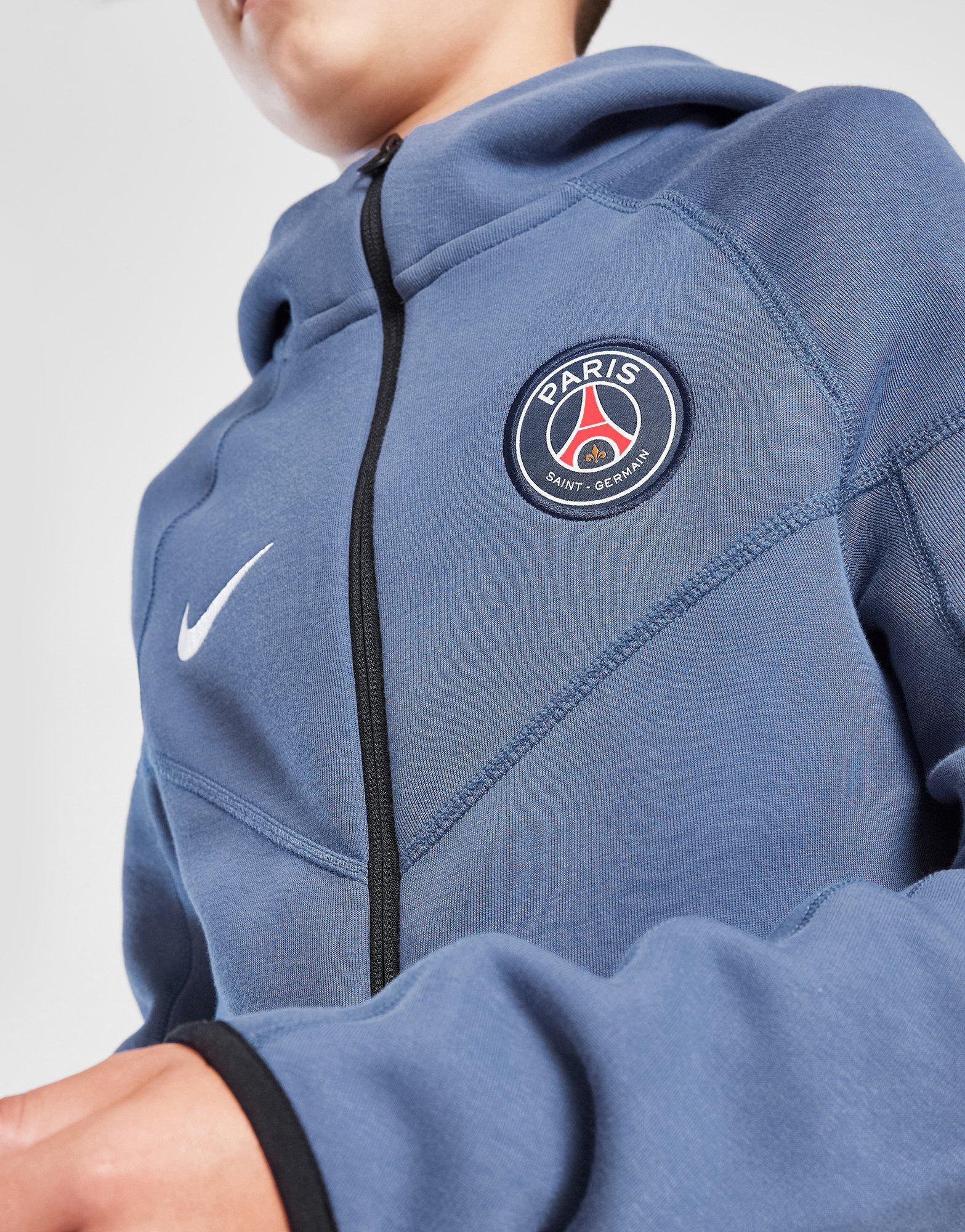 Nike Paris Saint Germain Tech Fleece Full Zip Hoodie Jr