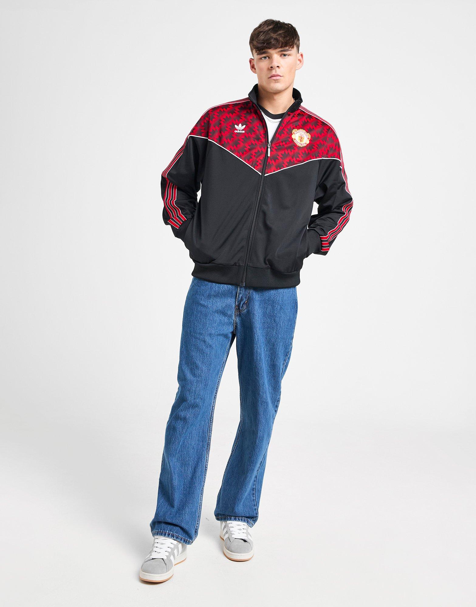 Black adidas Manchester United Track Top 91 - JD Sports Global