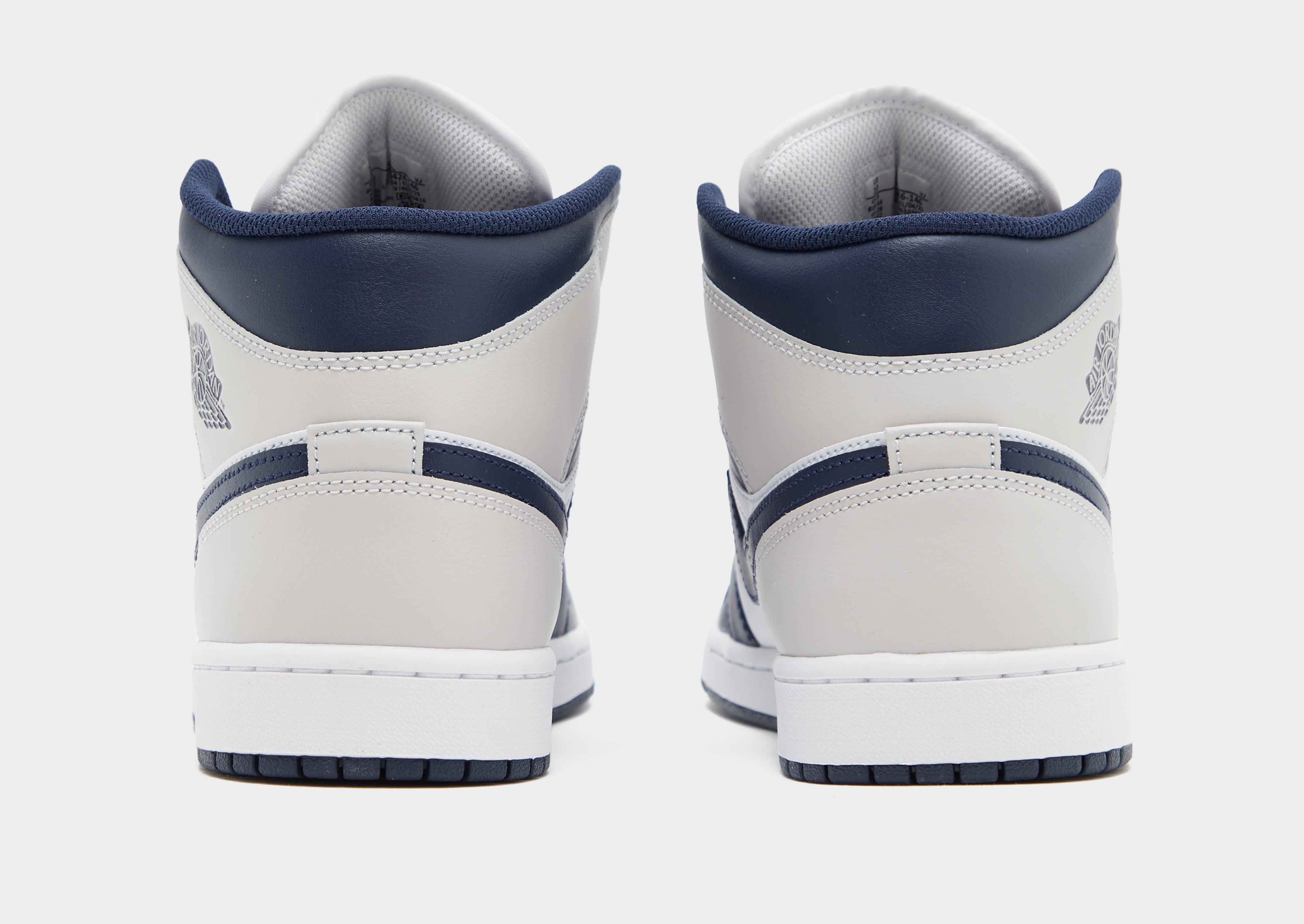 White Jordan Air 1 Mid - JD Sports Global