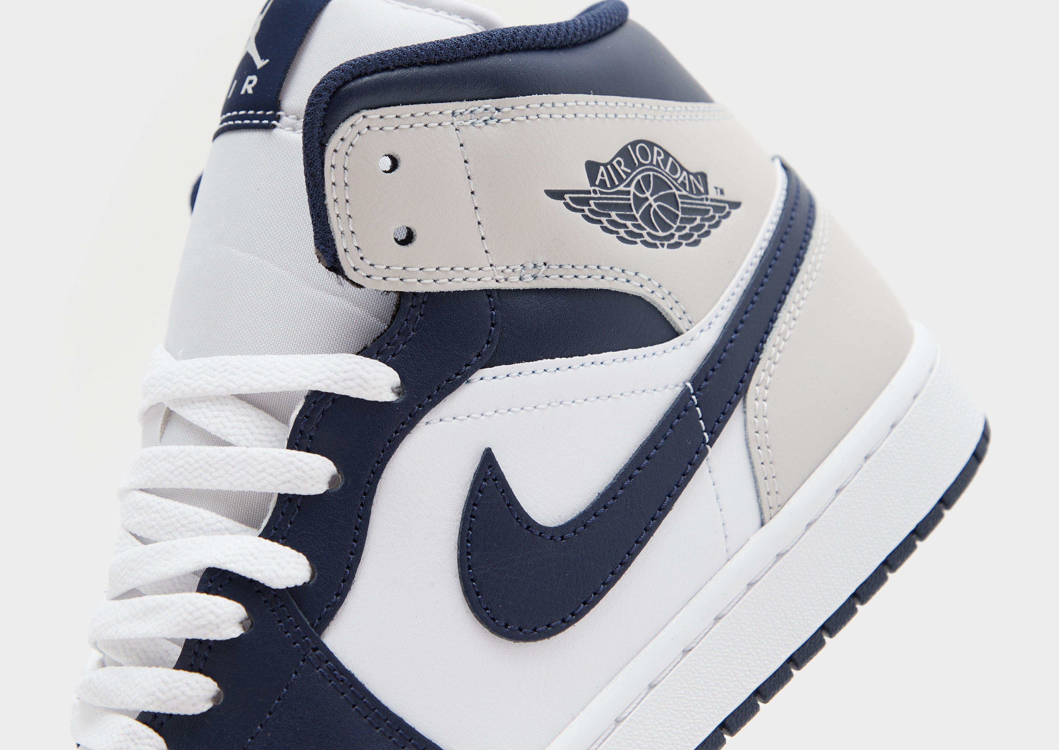 White Jordan Air 1 Mid - JD Sports Global