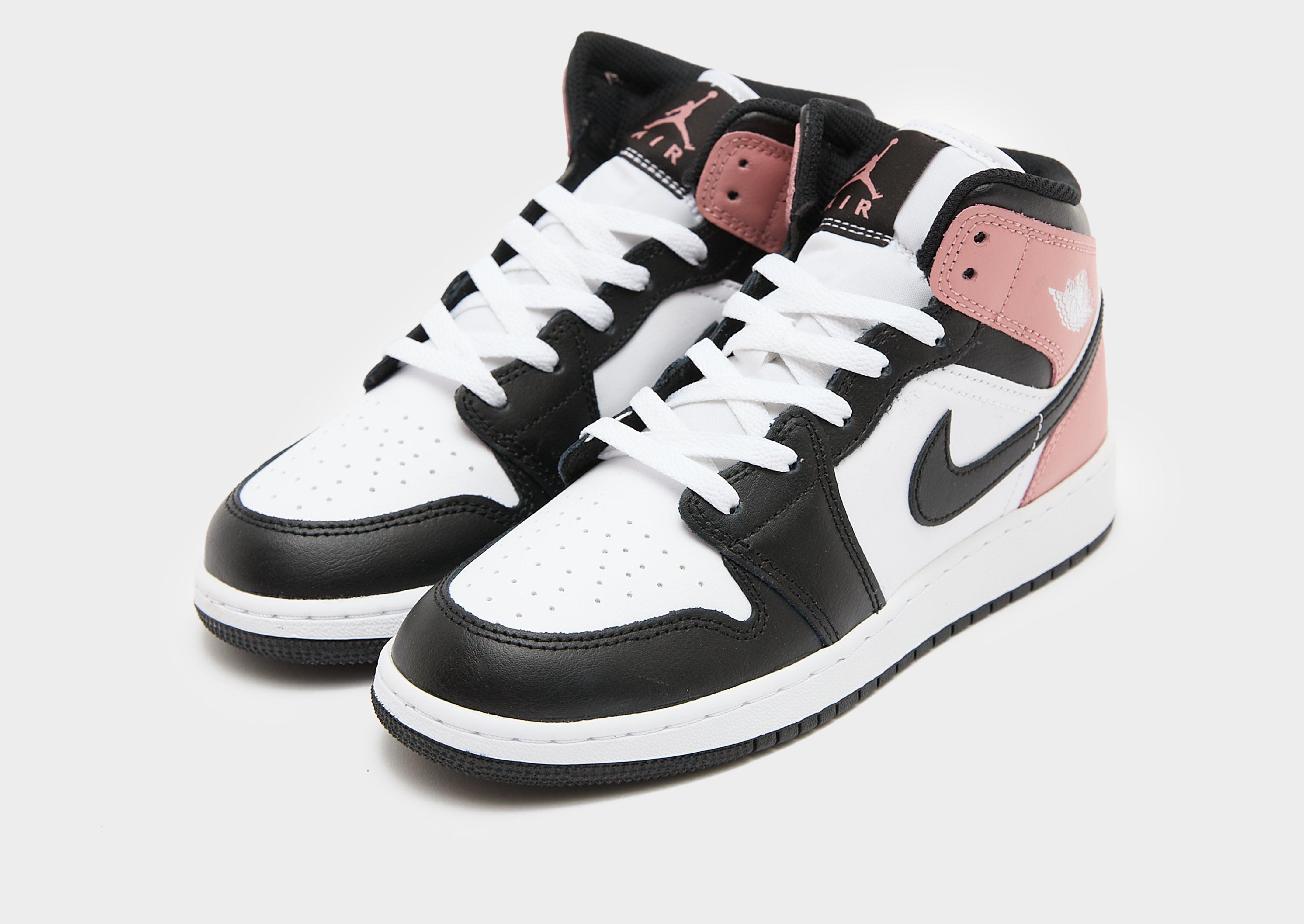 Nike Air Jordan 1 Mid ホワイト21cm White Nike Older Kids' Shoes Air Jordan 1 Mid - JD Sports Global