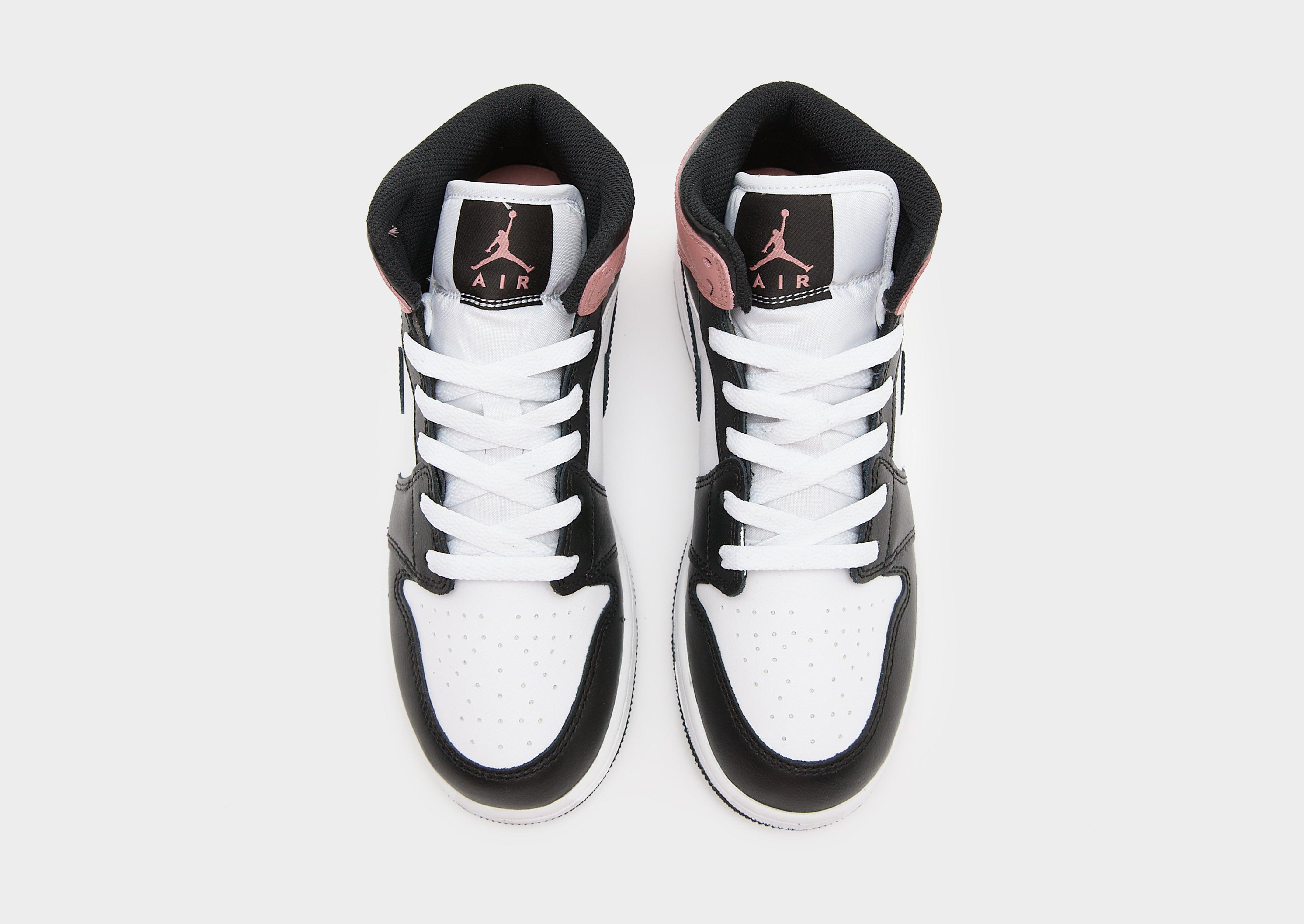 White Jordan Older Kids' Shoes Air Jordan 1 Mid - JD Sports