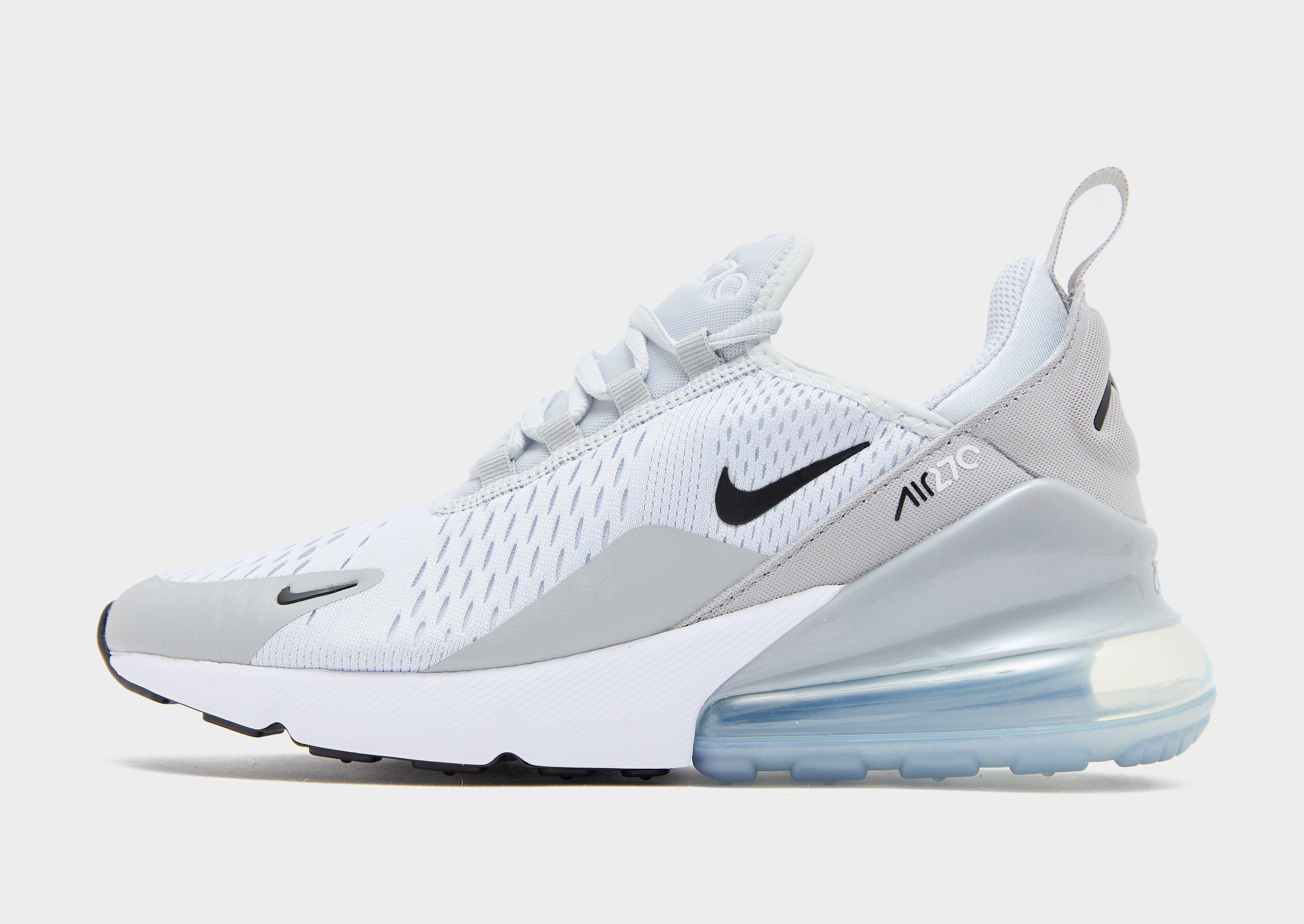 Grey White 270 Nike Grey Nike Air Max 270 Junior's JD Sports