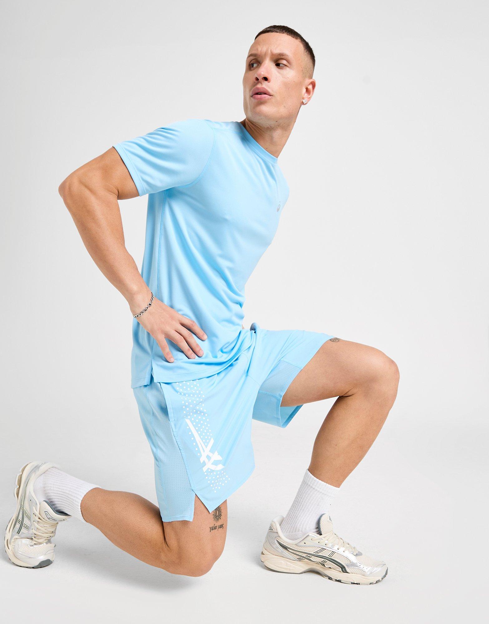 Blue ASICS Icon Shorts - JD Sports Global Blue ASICS Icon Shorts - JD Sports Global