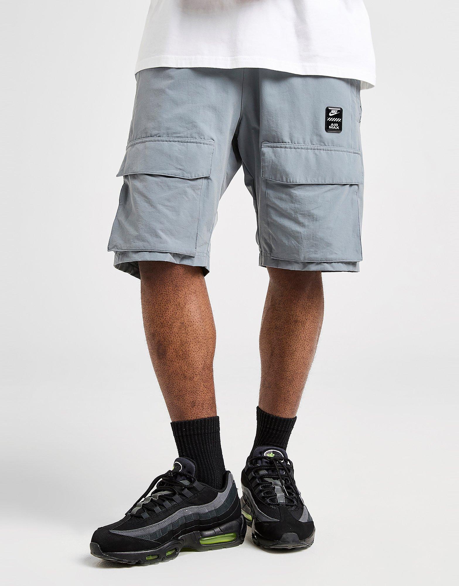 Grey Nike Air Max Woven Cargo Shorts | JD Sports UK
