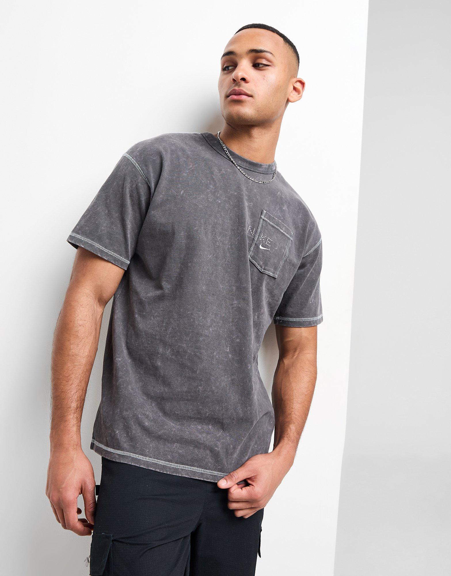 トップス A MACHINE Not Reversible Shirt Black Nike Washed Stitch T-Shirt - JD Sports Global