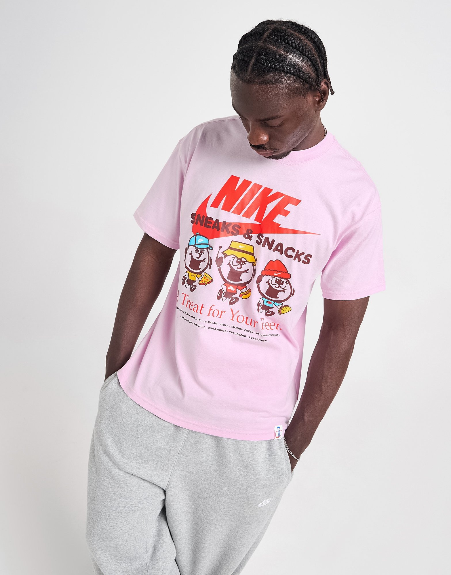 jd nike pink