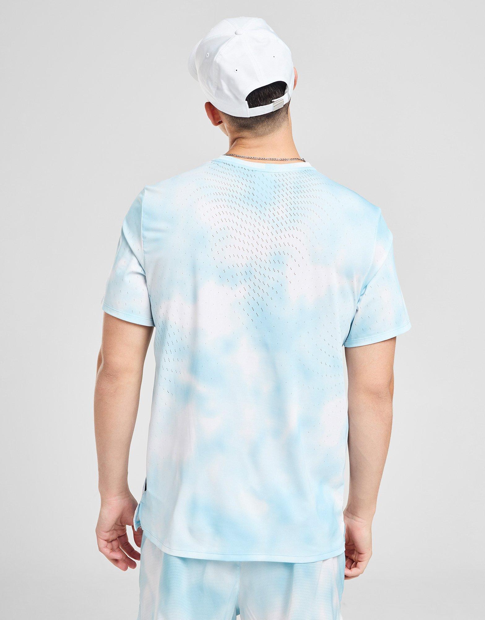 関税込【NIKE】Nike Run Division All Over Print Tシャツ Blue Nike Run Division All Over Print T-Shirt | JD Sports UK