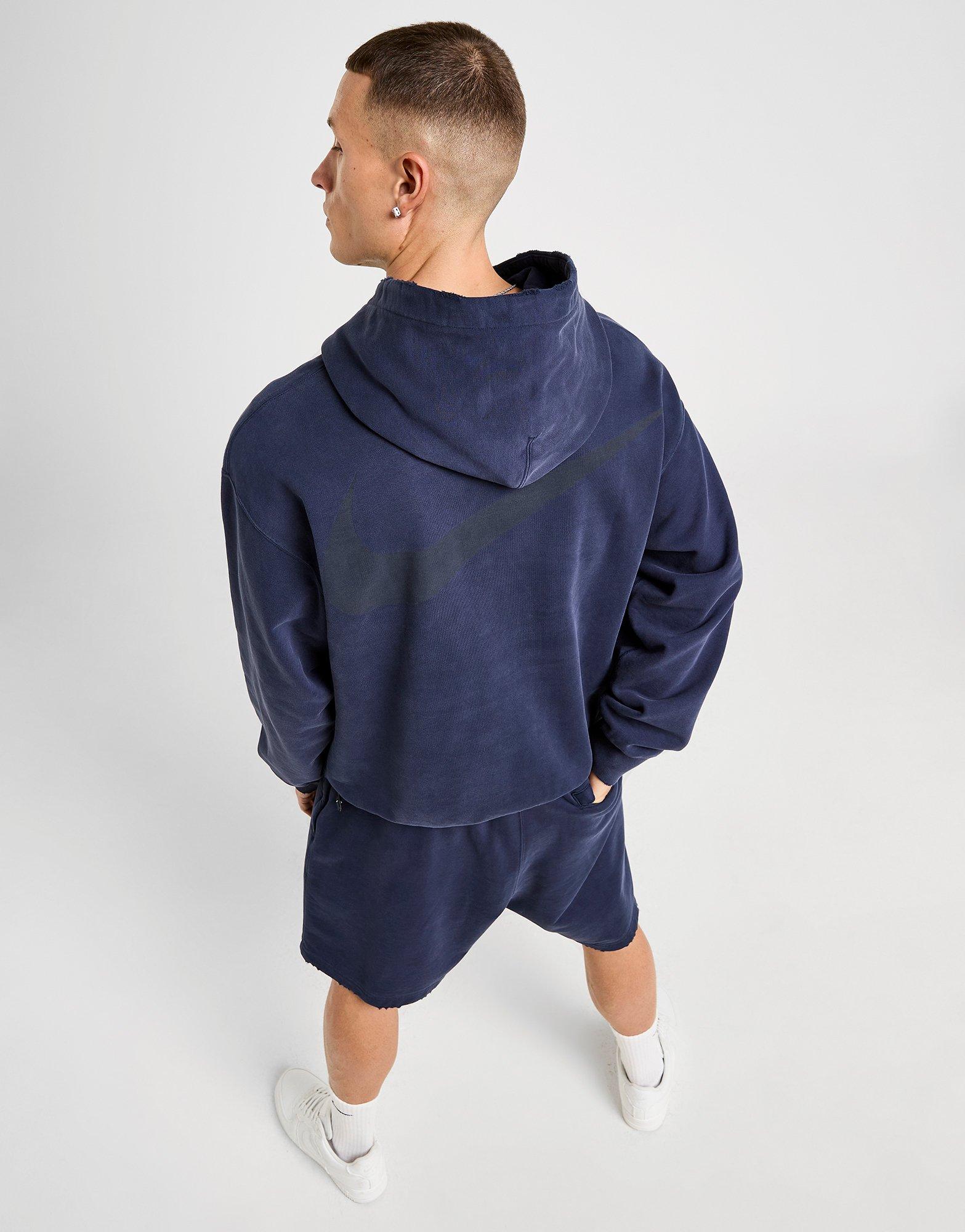 【NIKE】ナイキ Nam Washed Hoodie ヴィンテージ風 フーディ Blue Nike Nam Washed Hoodie - JD Sports Global