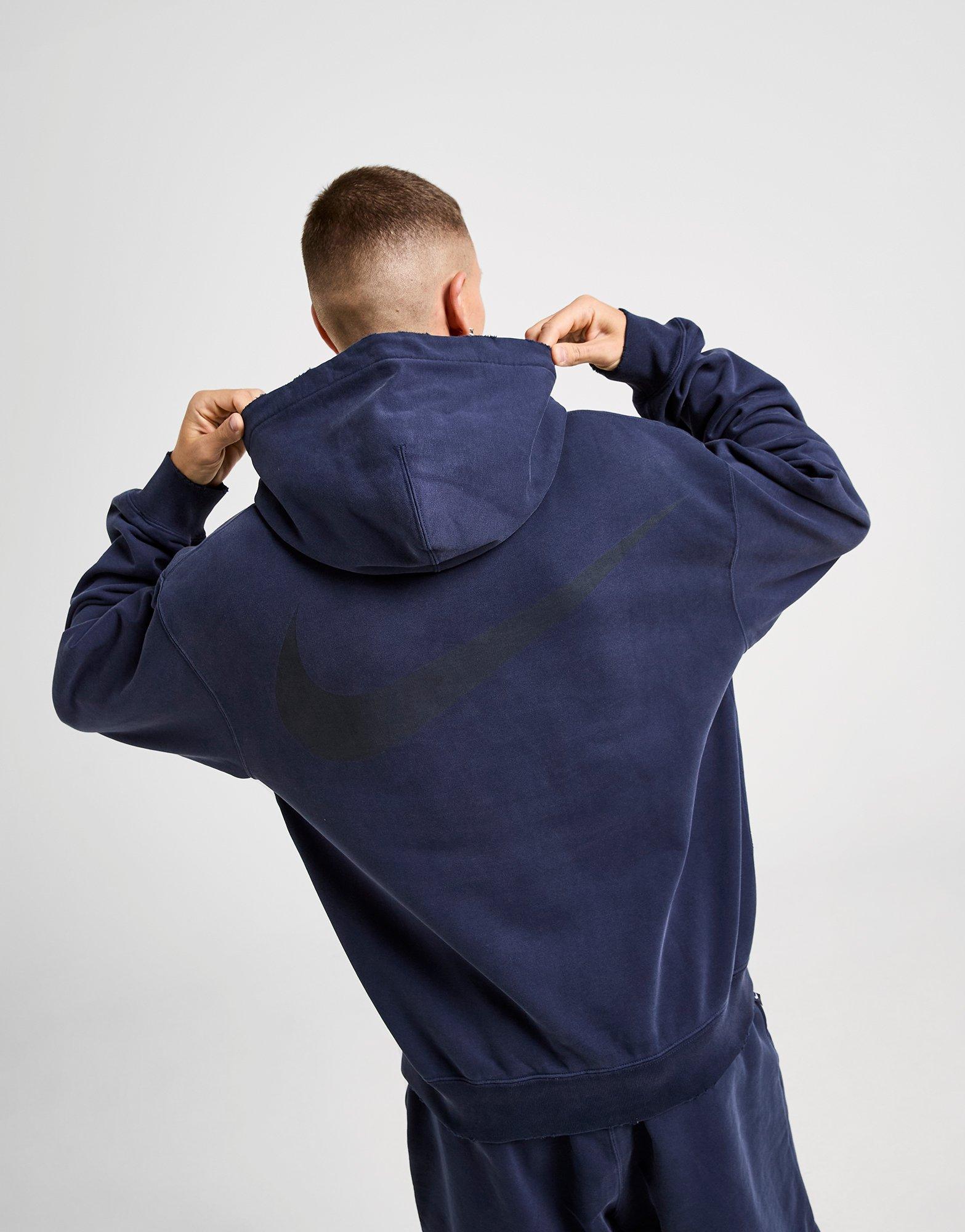 Blue Nike Nam Washed Hoodie - JD Sports Global