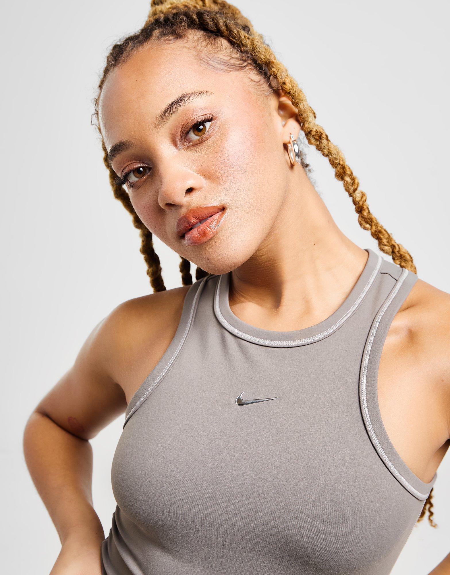 Nike Training Swoosh Crop Tank Top