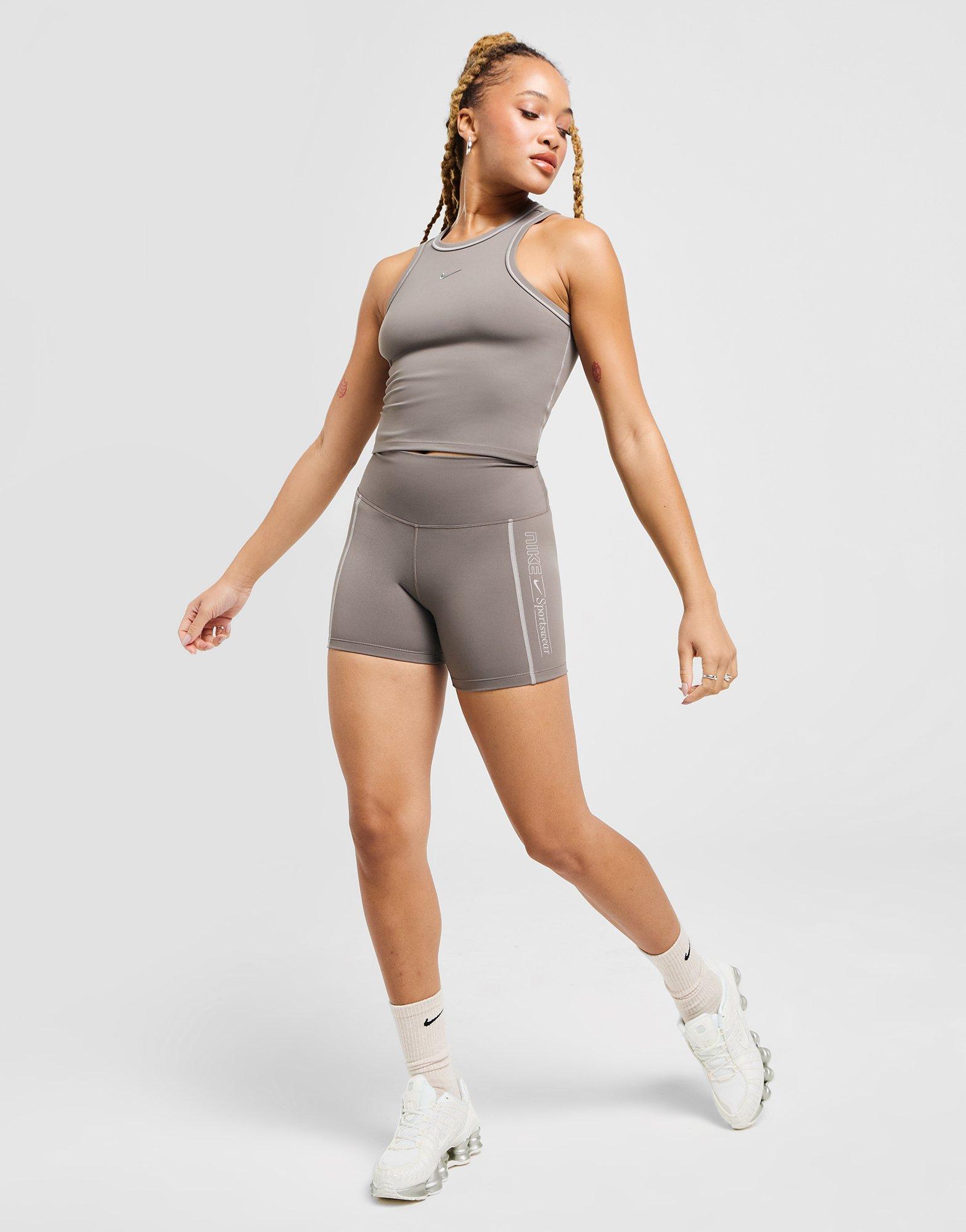 Nike Training Swoosh Crop Tank Top