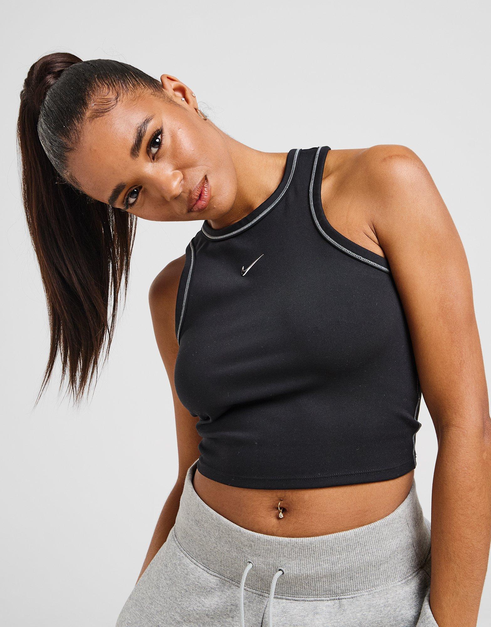 Nike Training Swoosh Crop Tank Top