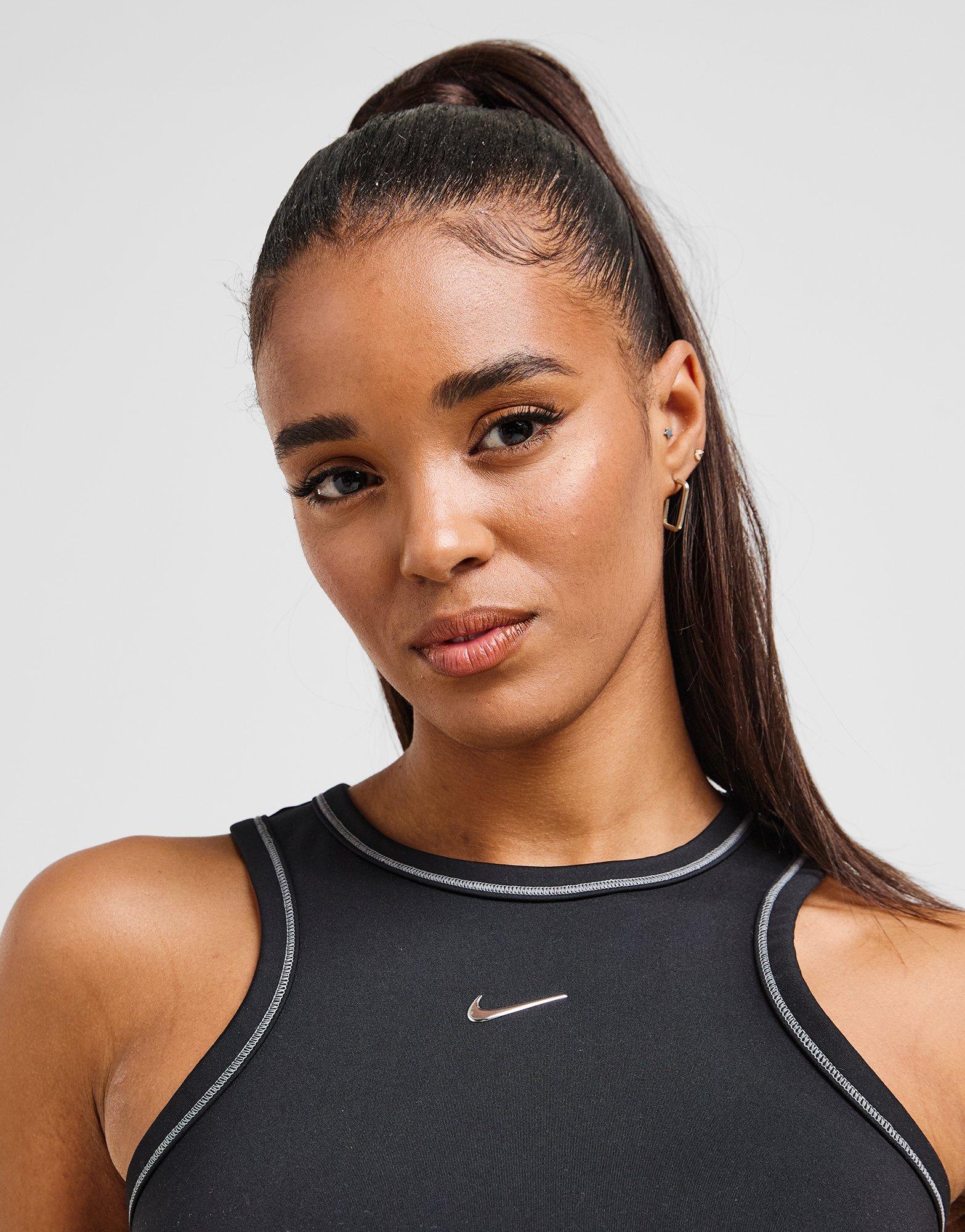 Nike Training Swoosh Crop Tank Top