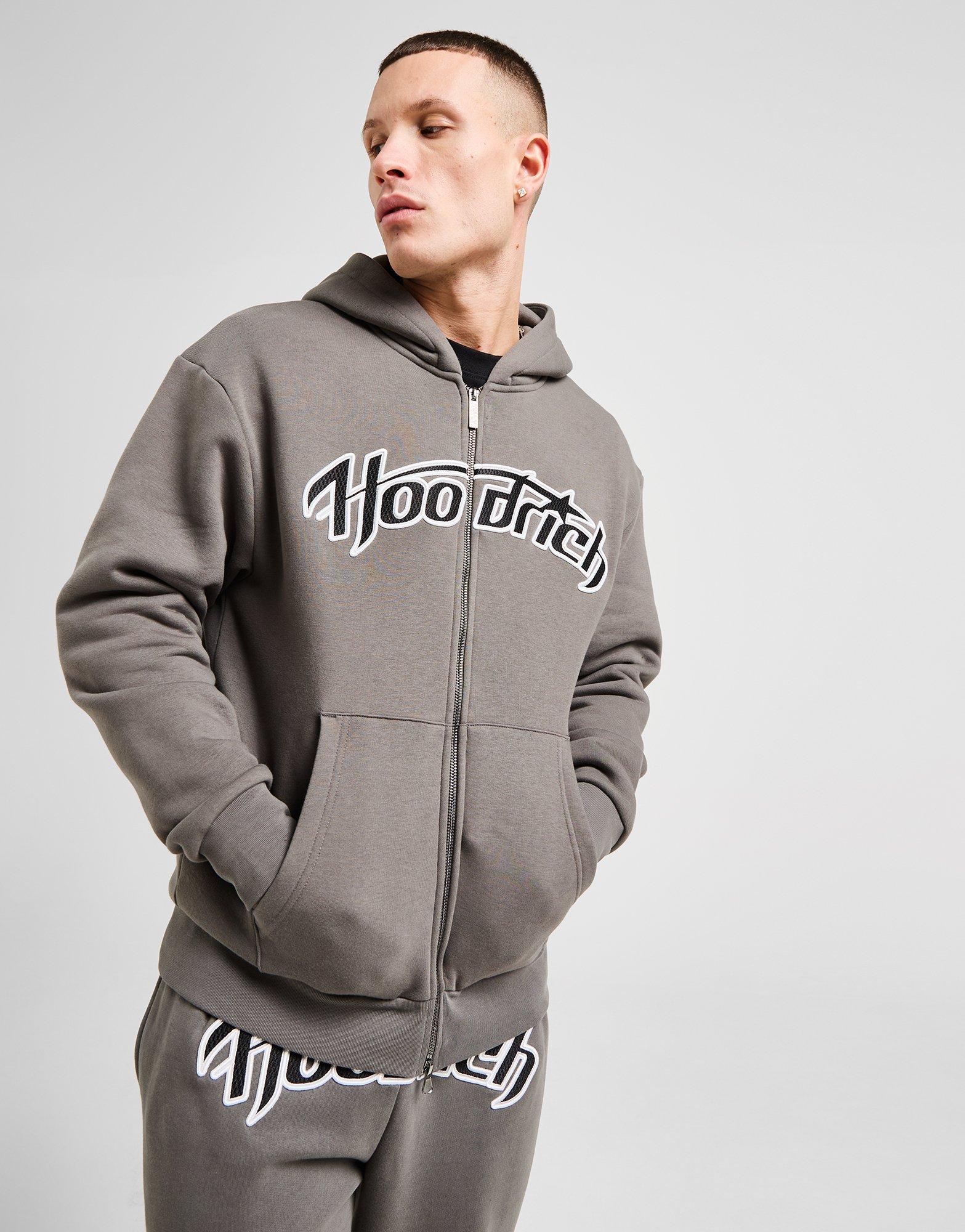 Grey Hoodrich Galaxy Full Zip Hoodie JD Sports UK