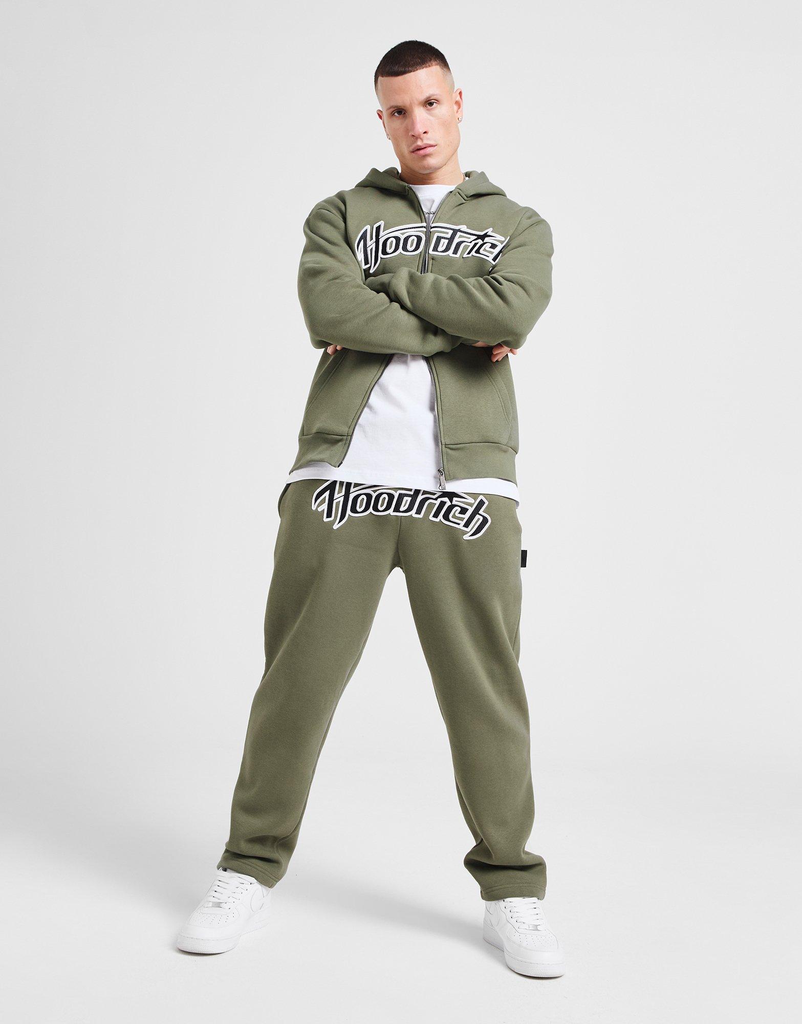 Stature Hoodie Green Hoodrich Tracksuit Junior Tracksuit Grey And