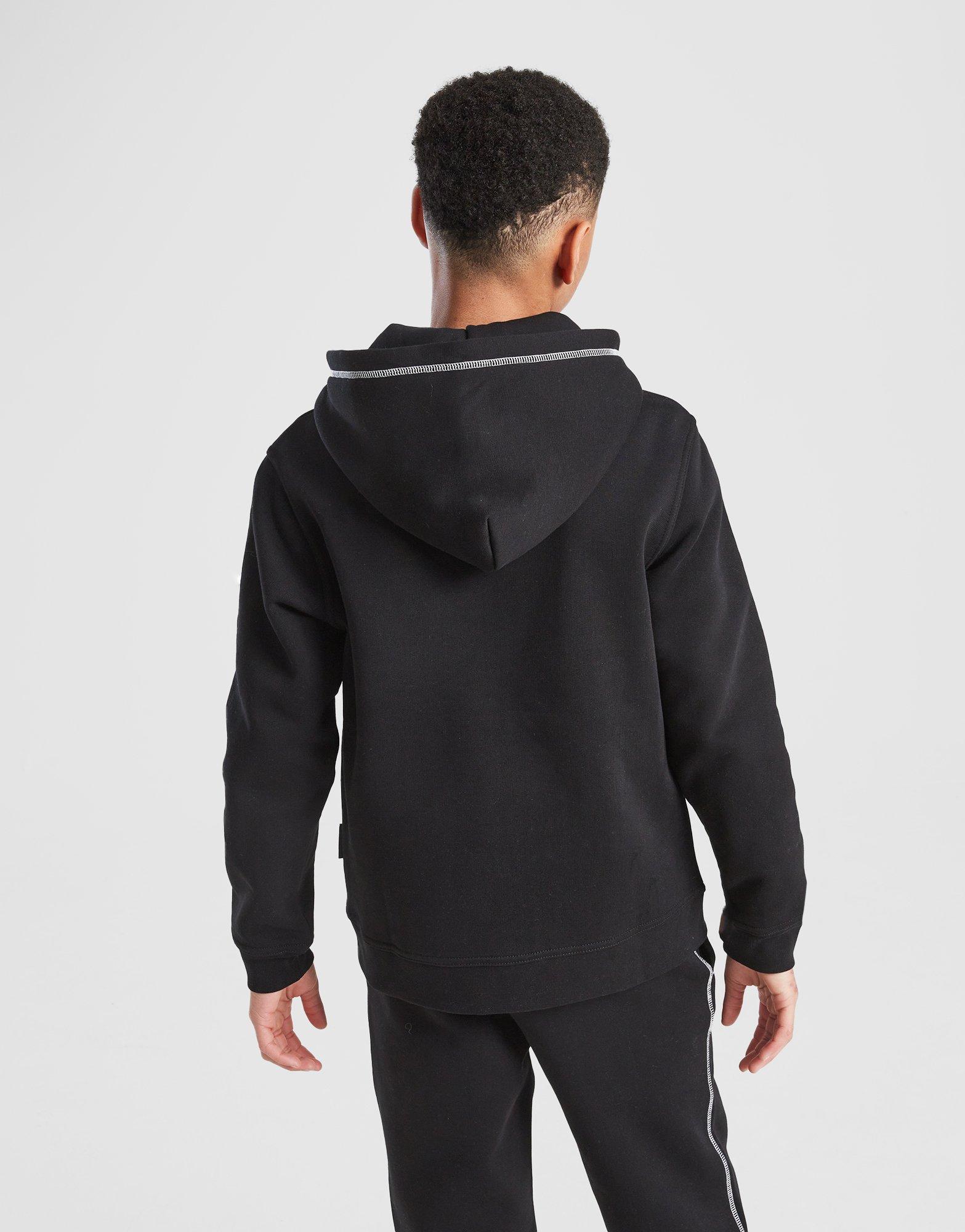 Hoodrich Stitch Oversized Full Zip Hoodie Junior