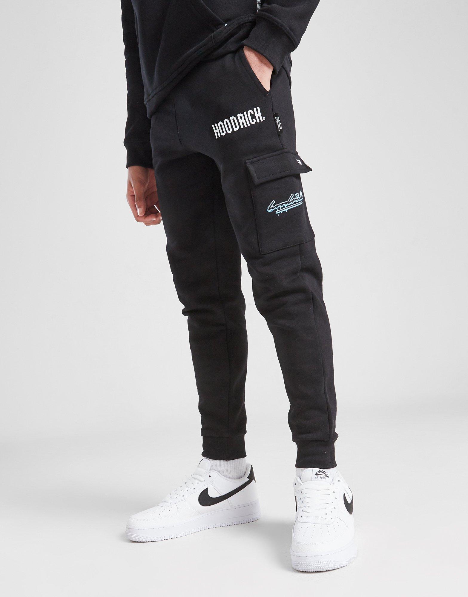 Black Hoodrich Splatter Joggers Junior JD Sports UK