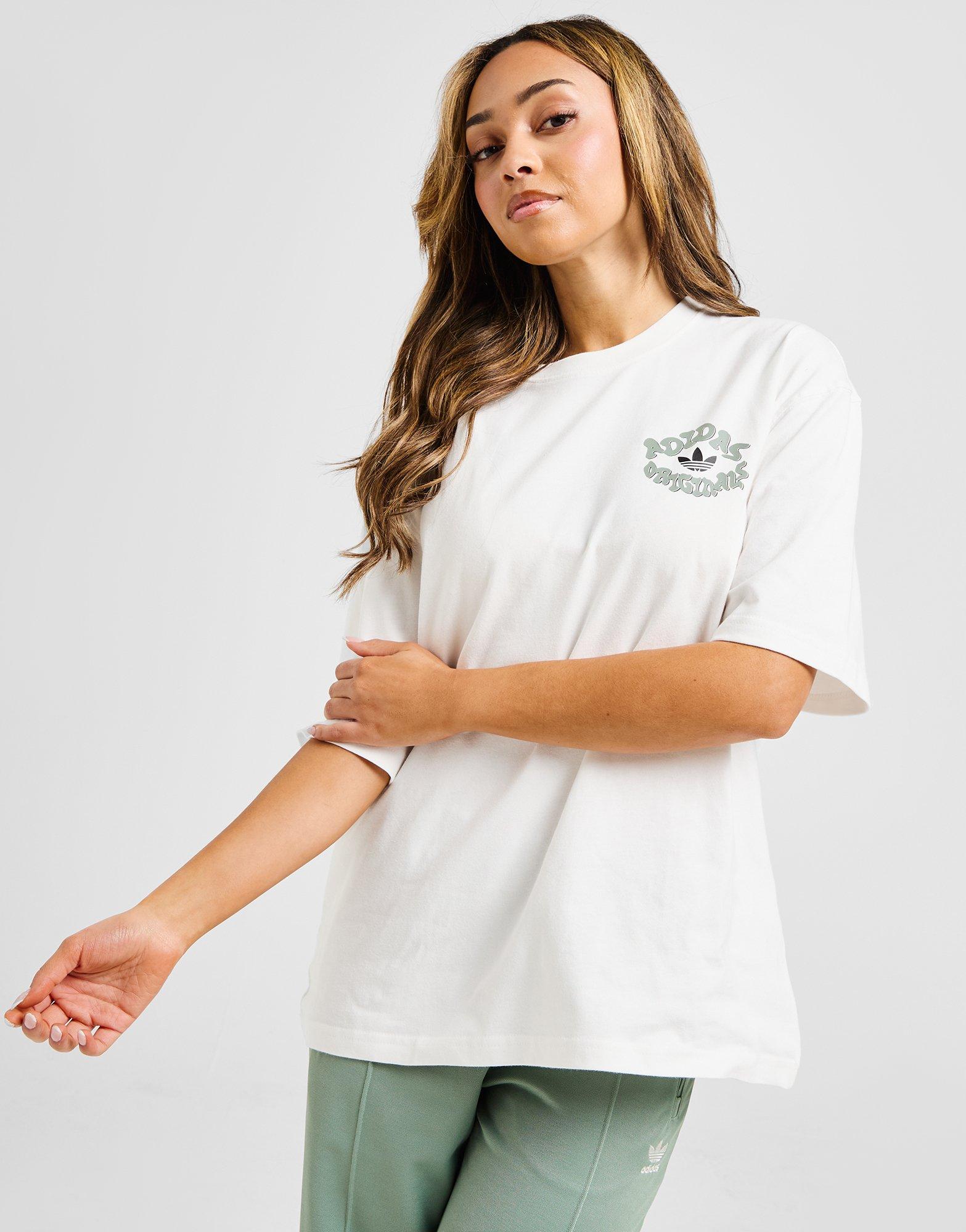 White adidas Originals Footwear Bubble Graphic T-Shirt JD Sports