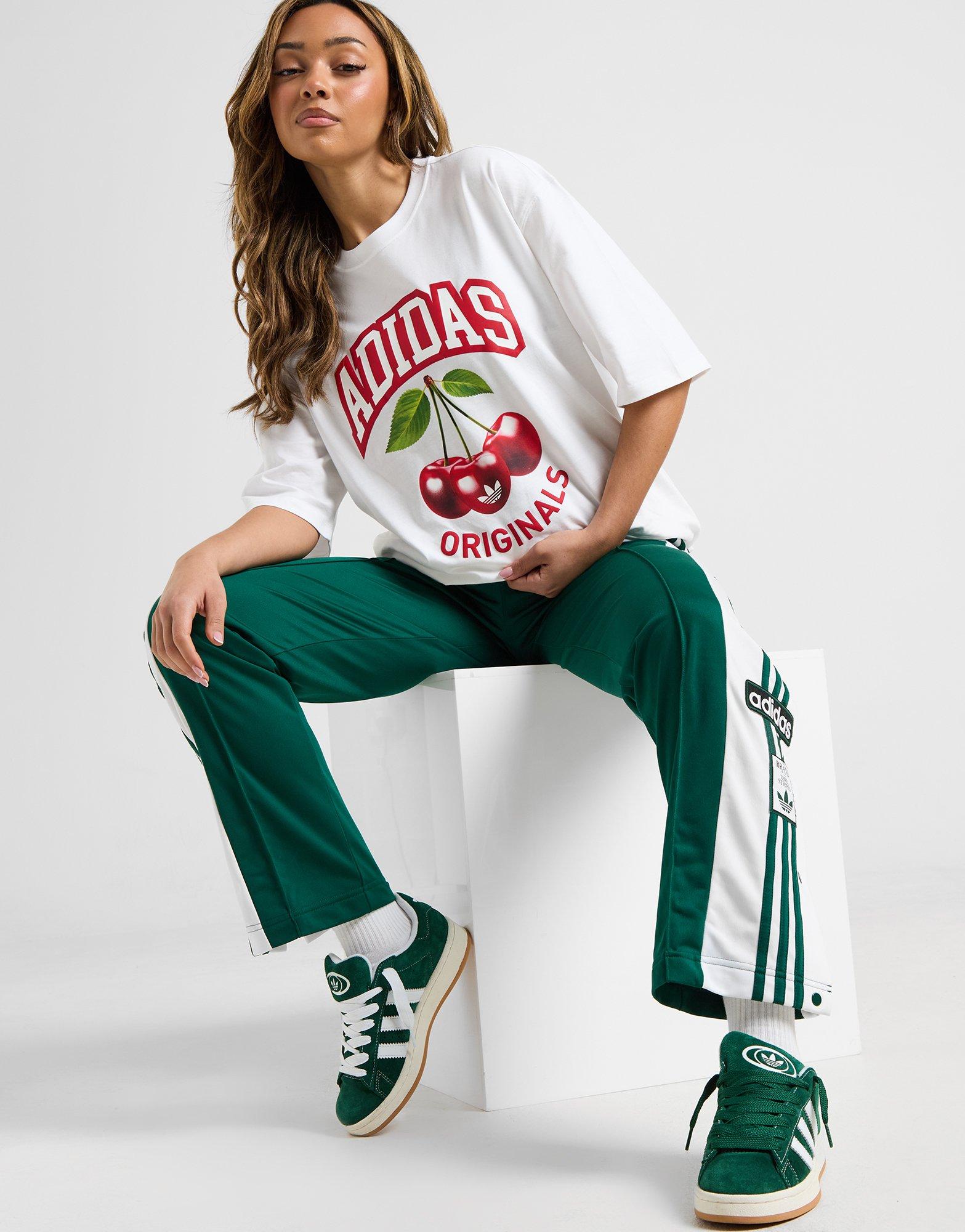 ★★海外限定 & 国内即発送★★adidas Originals CHERRY T-SHIRT White adidas Originals Cherry Oversized T-Shirt - JD Sports NZ