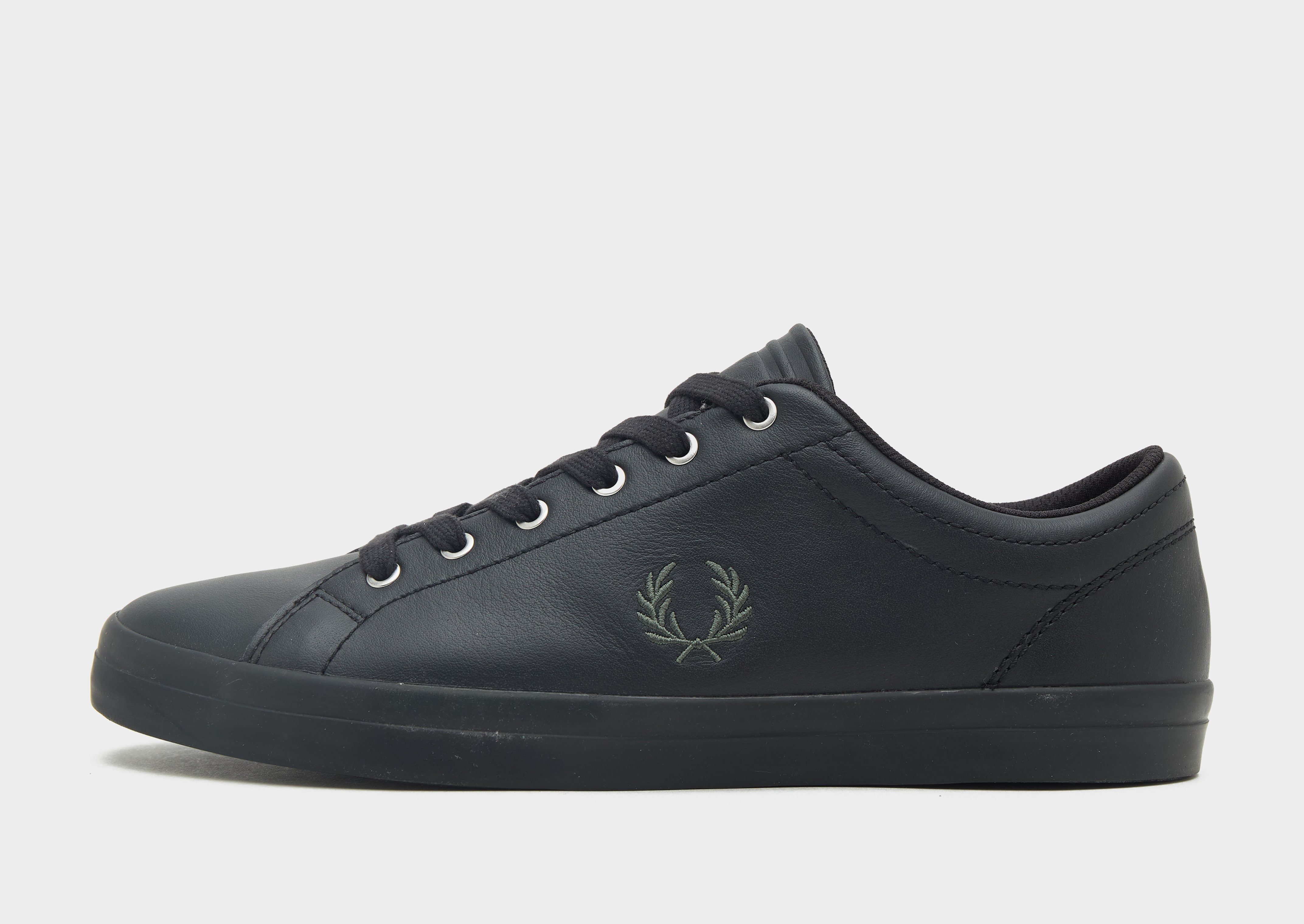 FRED PERRY★Baseline Leather Baseline - Warm Grey / Carrington Road Brick | Men's