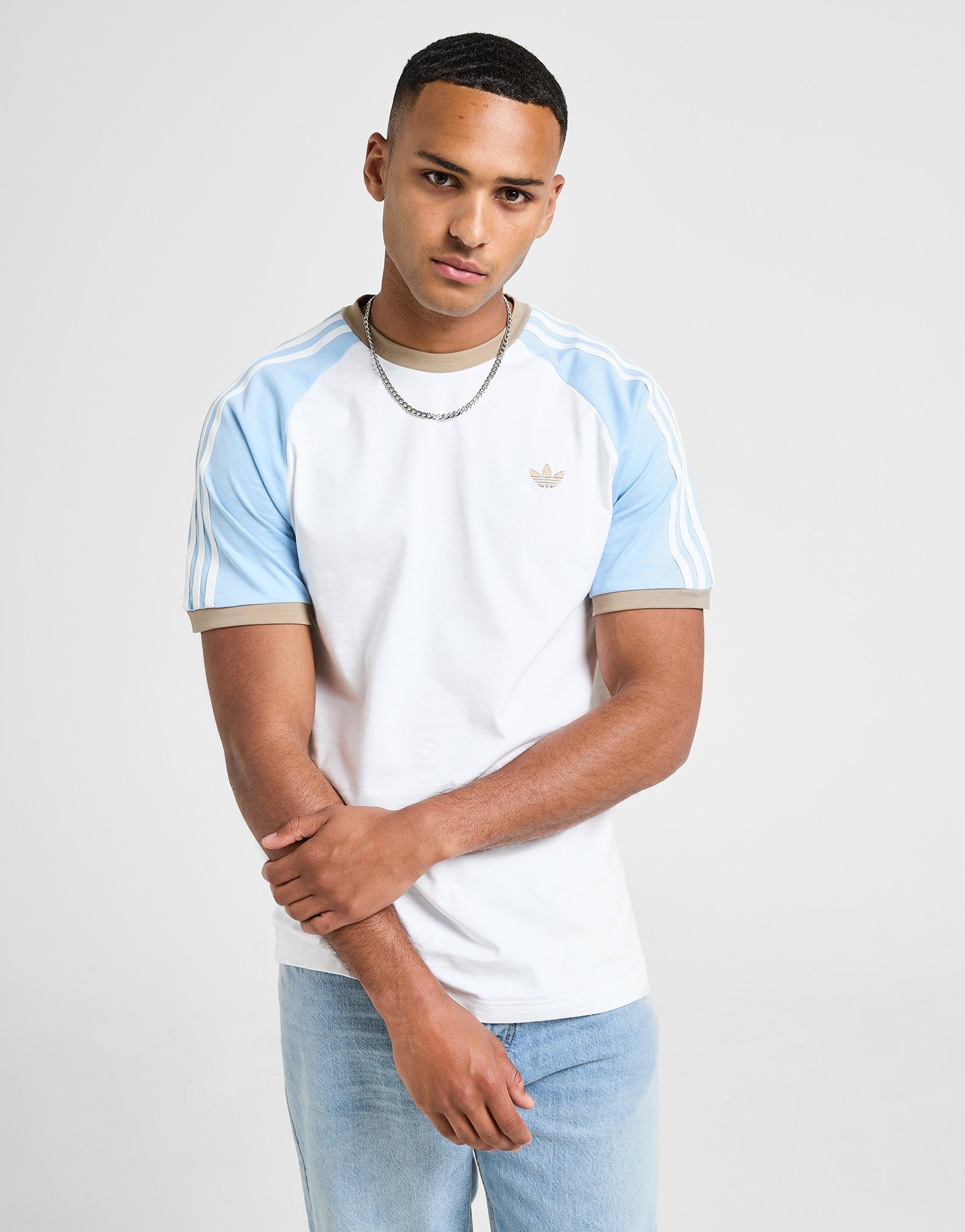 White adidas Originals Cali T-Shirt | JD Sports UK