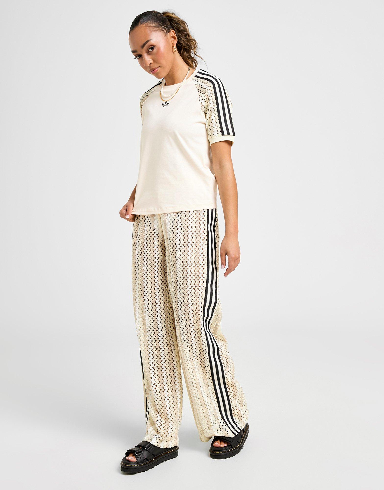 adidas Originals 3-Stripes Crochet Cali T-Shirt