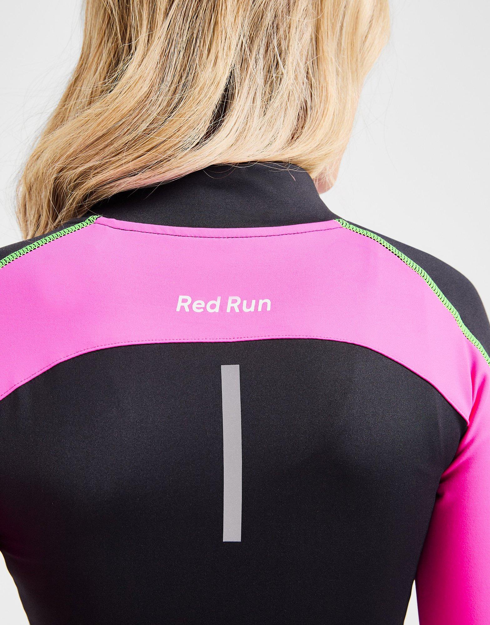Red Run Activewear Twin Flame Full Zip Tech Top