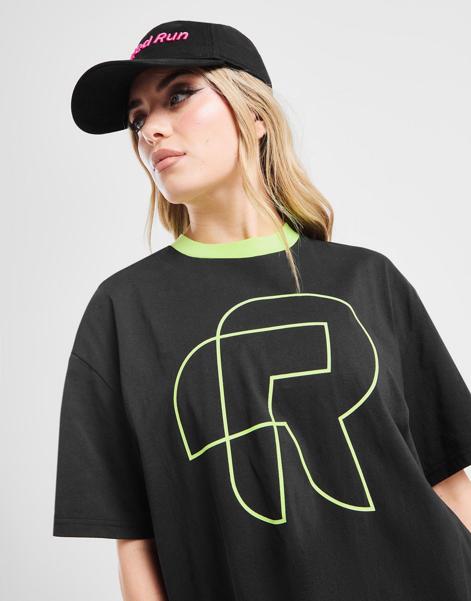 Red Run Activewear Twin Flame Oversized T-Shirt