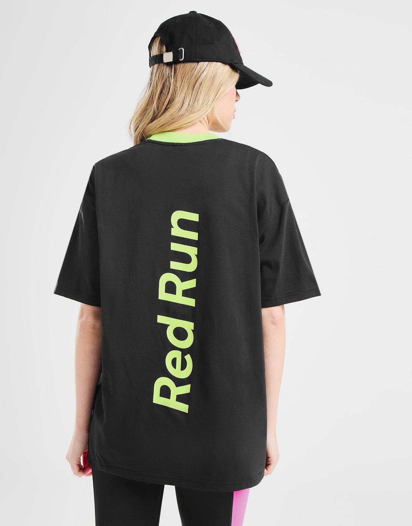 Red Run Activewear Twin Flame Oversized T-Shirt