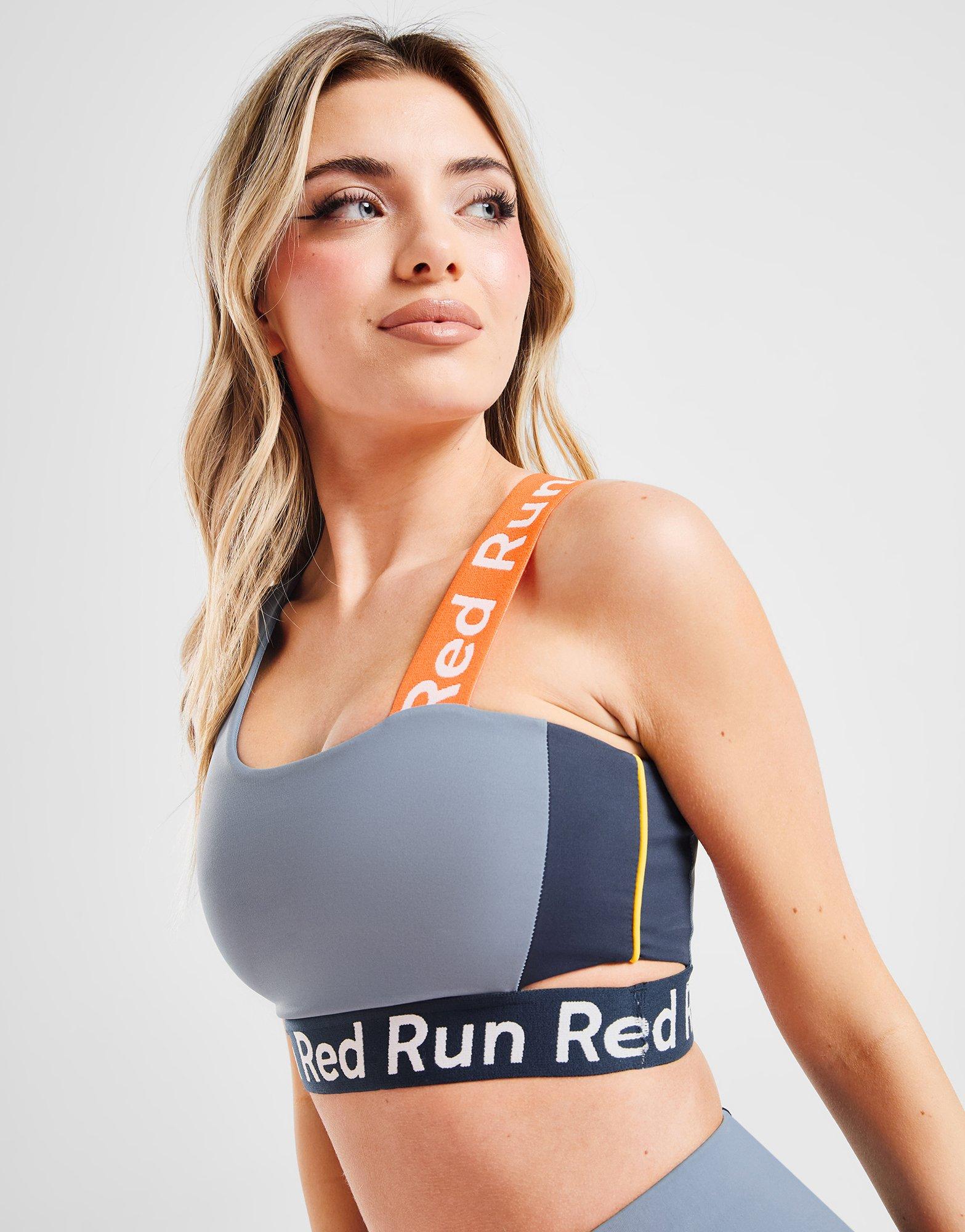 Red Run Activewear Muse Asymmetric Sports Bra