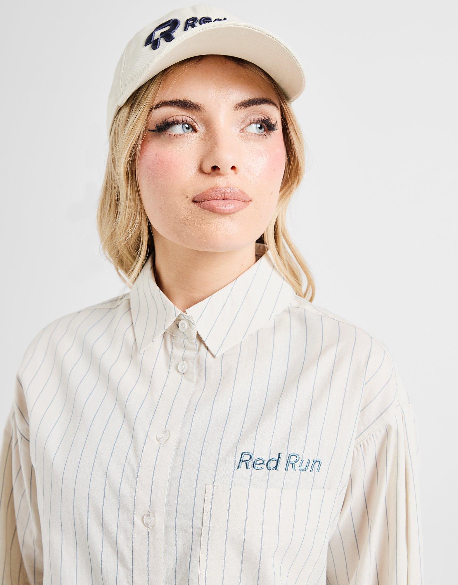 Red Run Activewear Muse Pinstripe Shirt