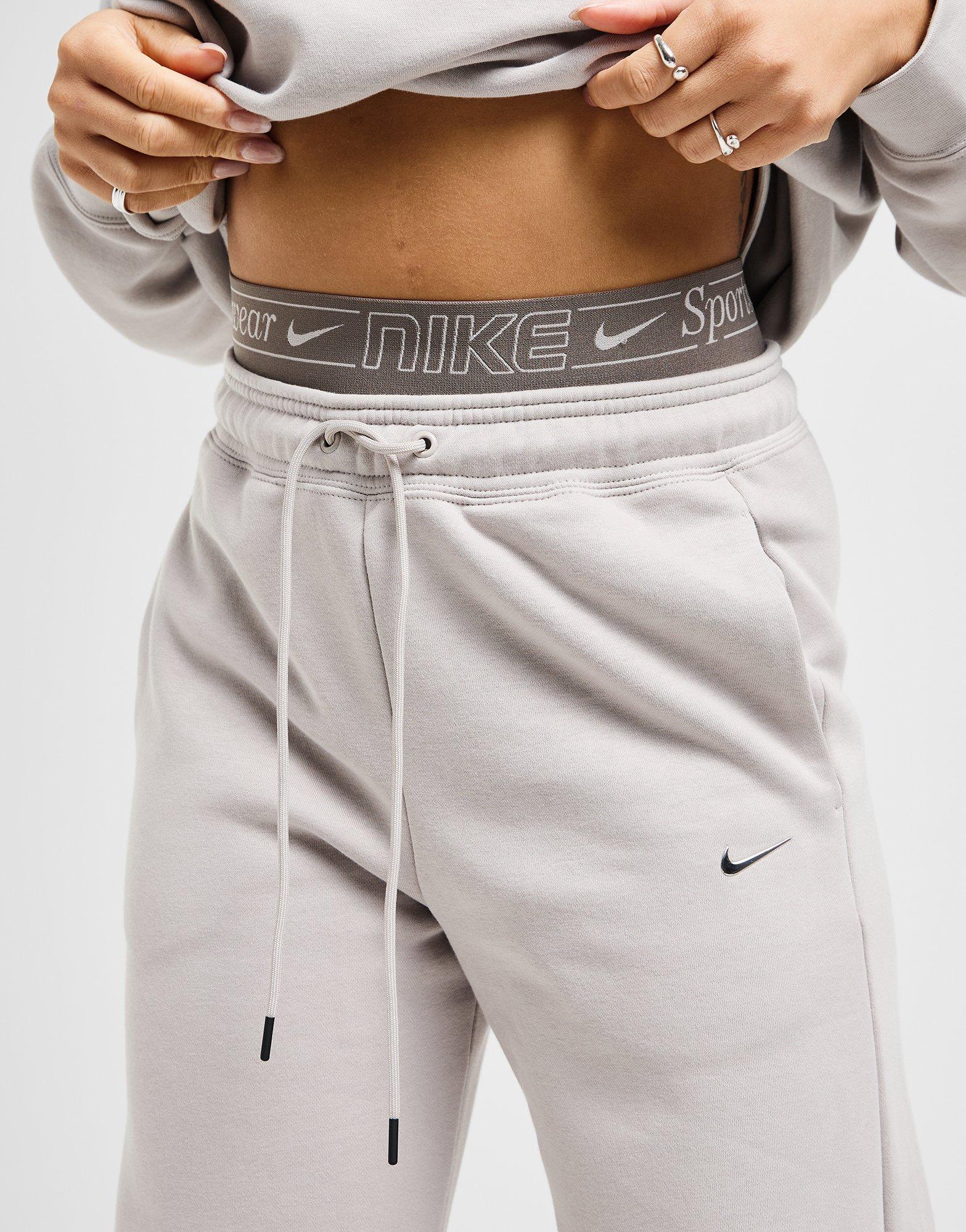 Nike Graphic Swoosh Wide Leg Joggers