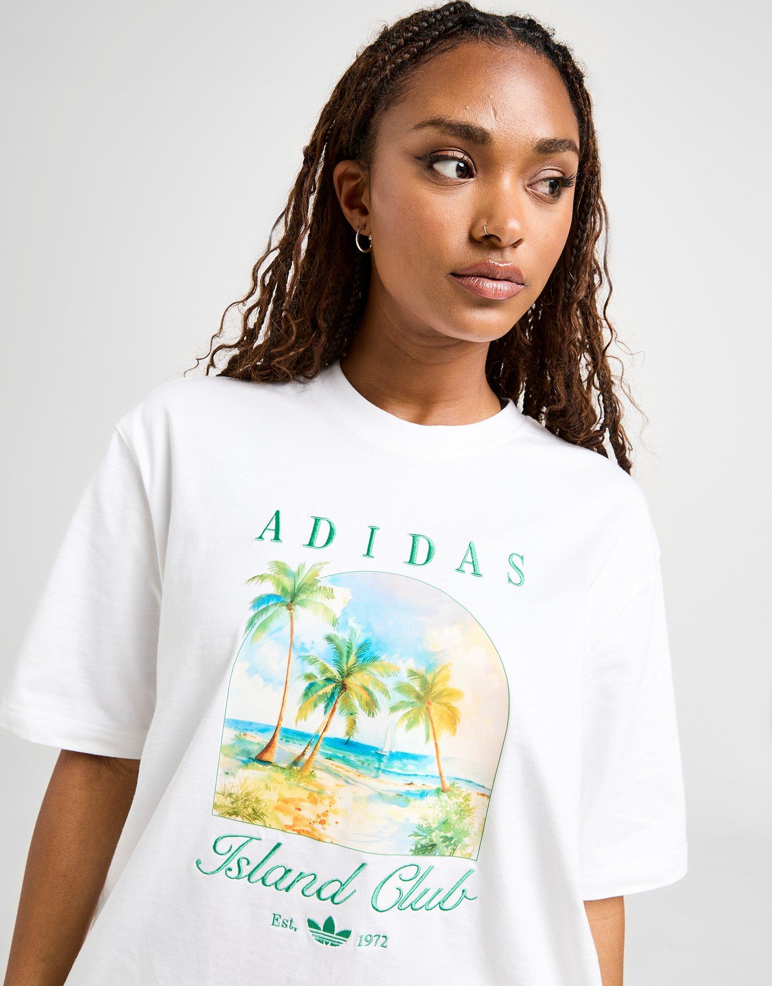 adidas Originals Island Club Boyfriend T-Shirt