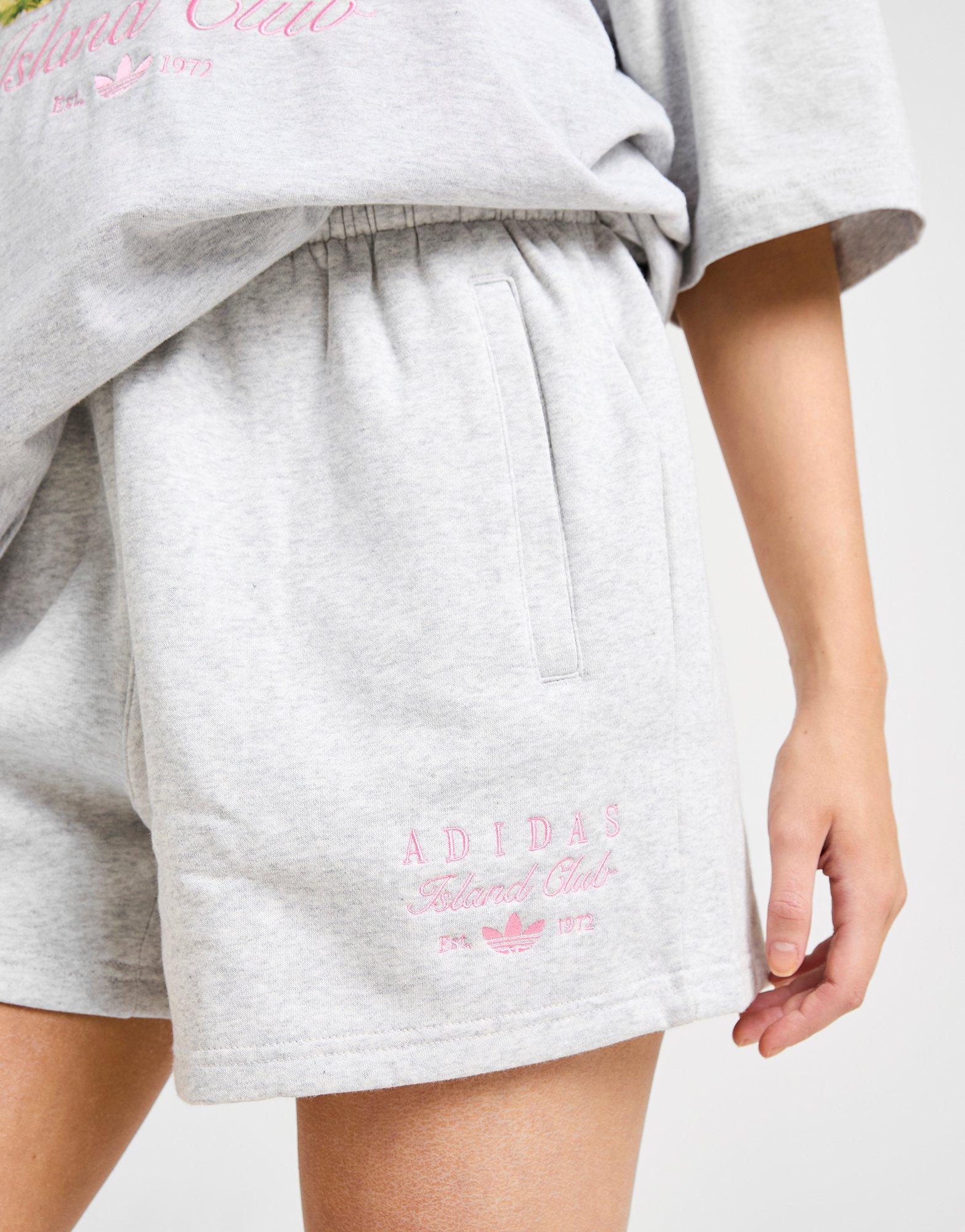 Adidas Island Club Shorts Pink Grey Adidas Originals Island Club