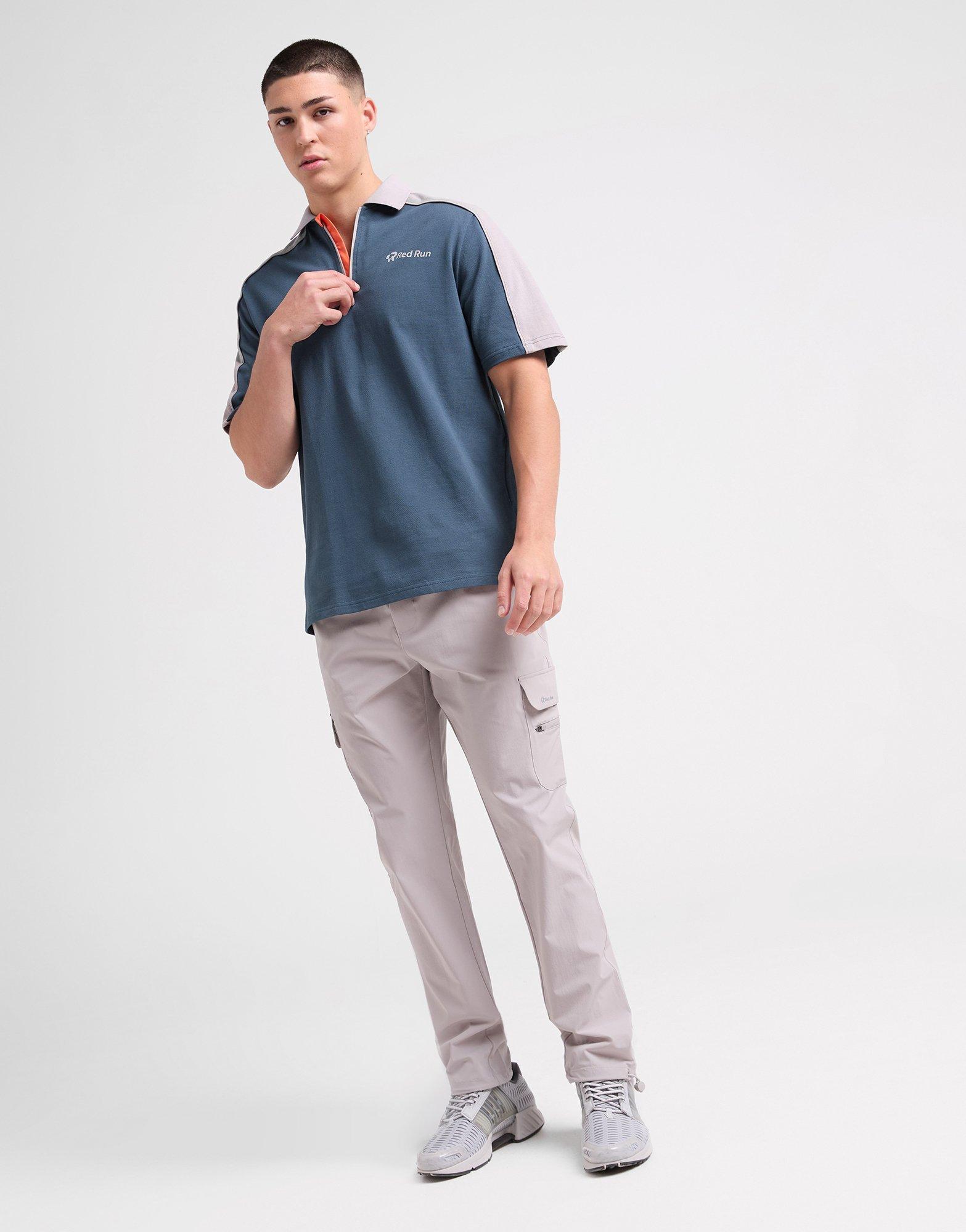 Red Run Activewear Polo zippé