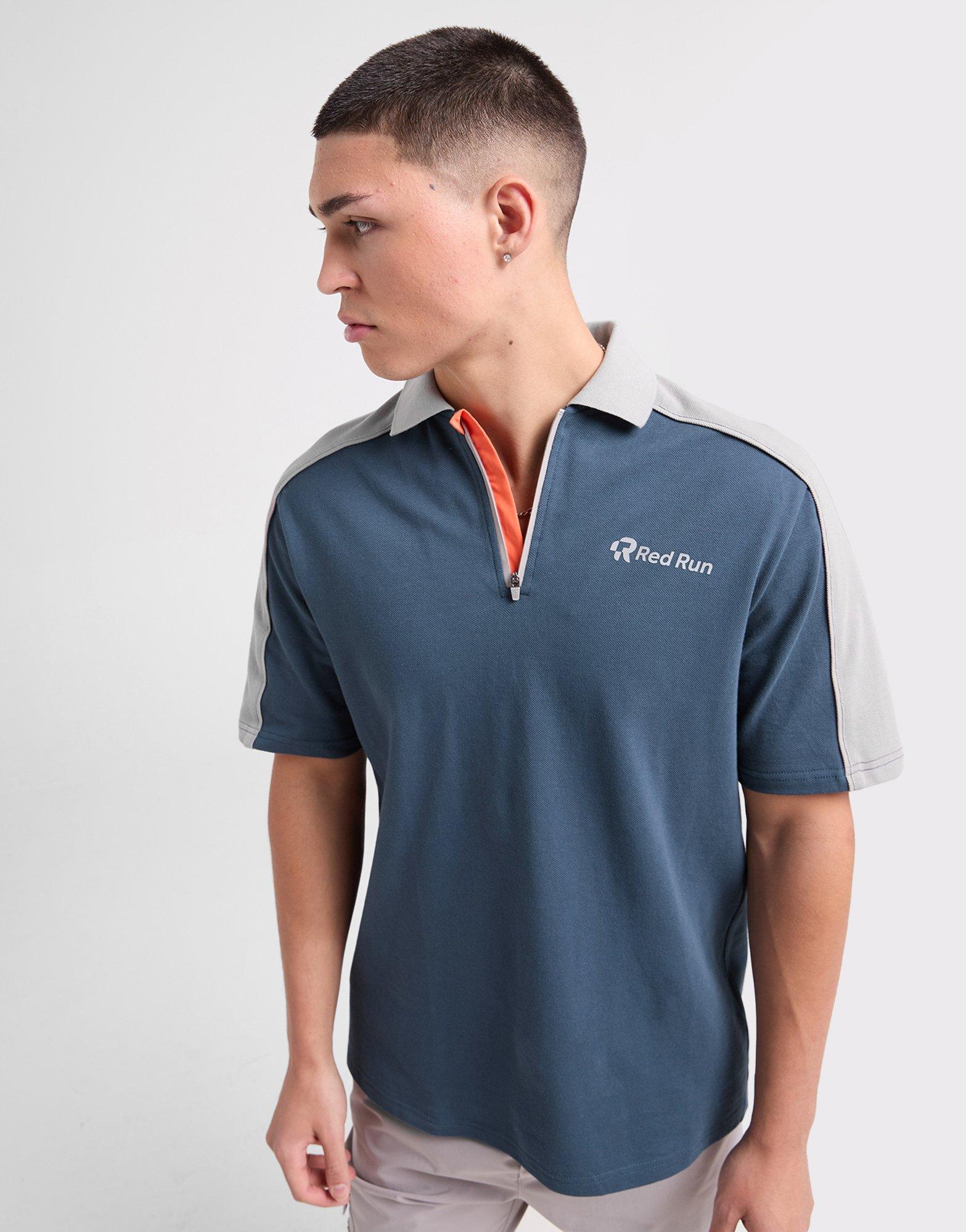 Red Run Activewear Polo zippé