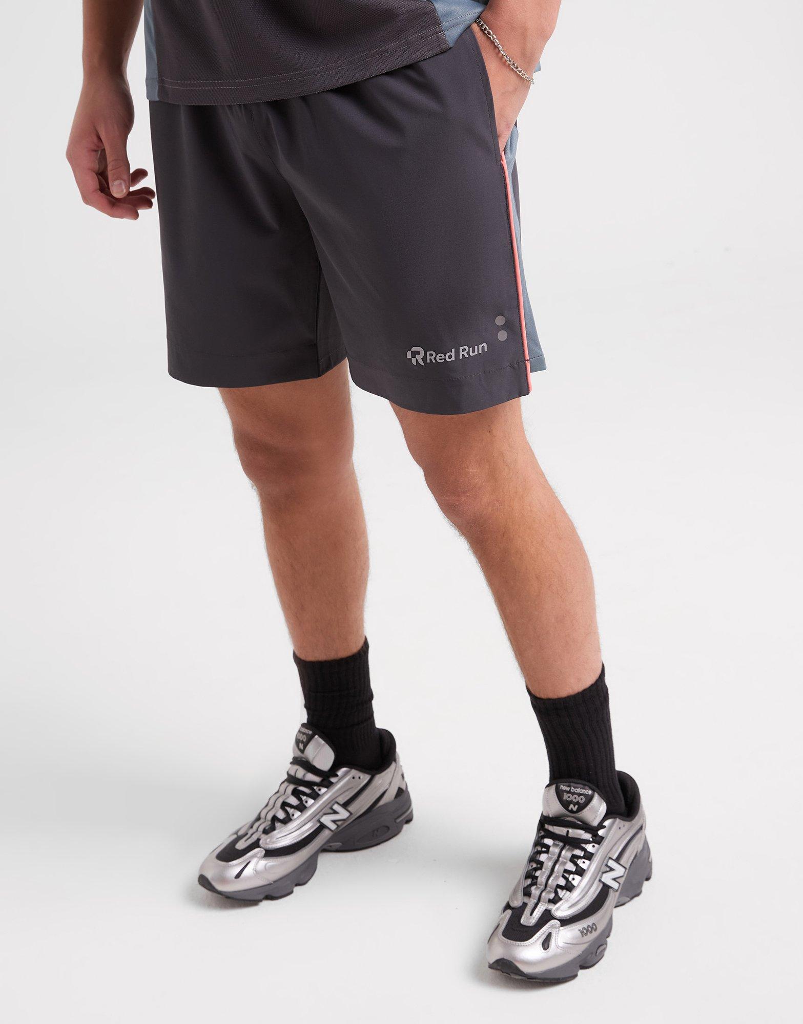 Red Run Activewear Sport Shorts