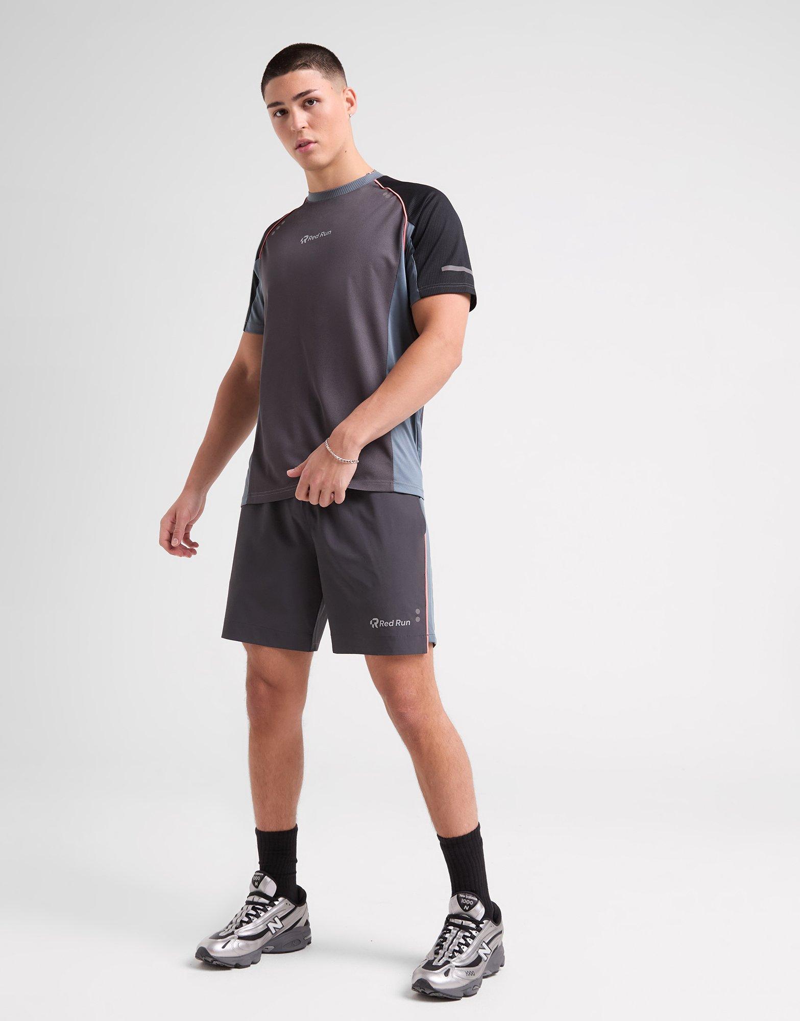 Red Run Activewear Sport Shorts