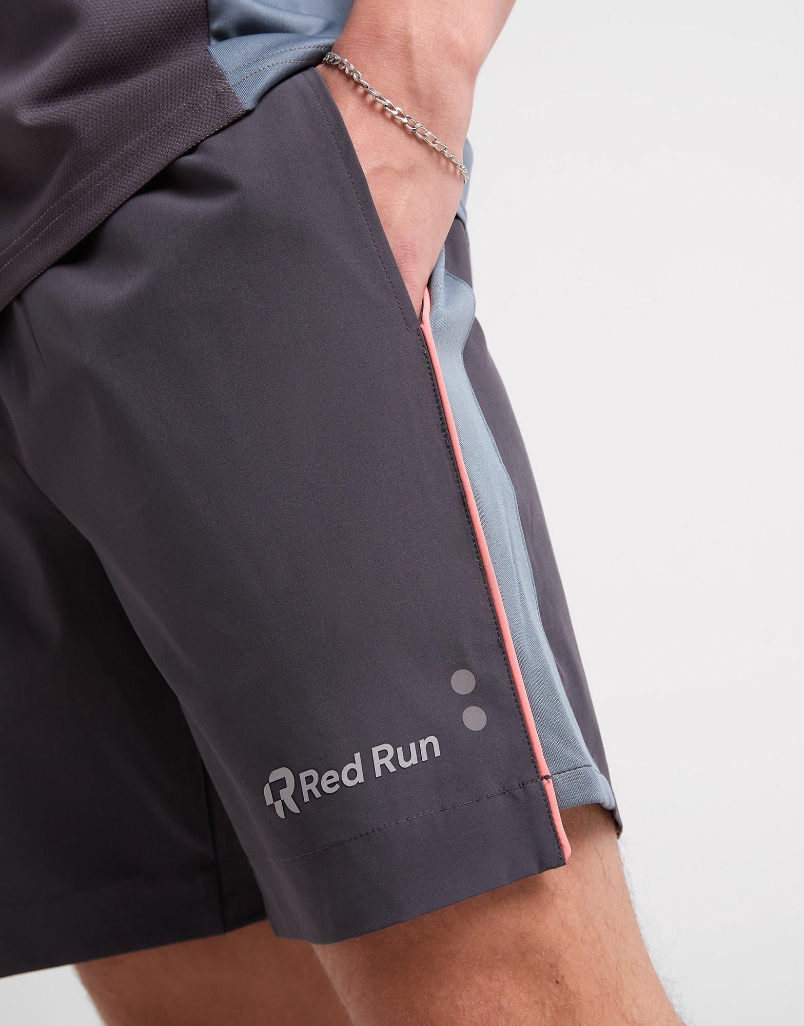 Red Run Activewear Sport Shorts